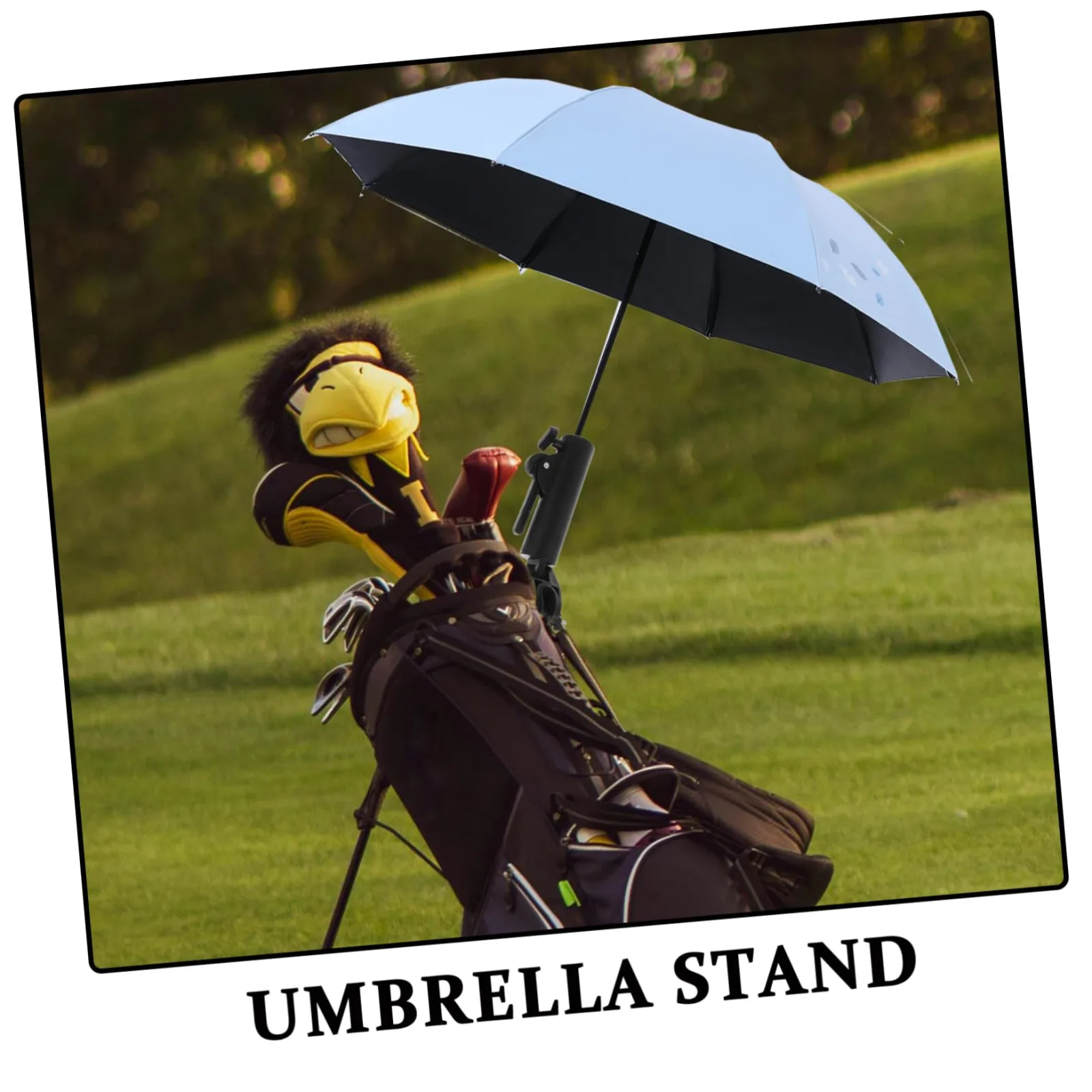 YARNOW Adjustable Golf Cart Umbrella Holder Clip image 3
