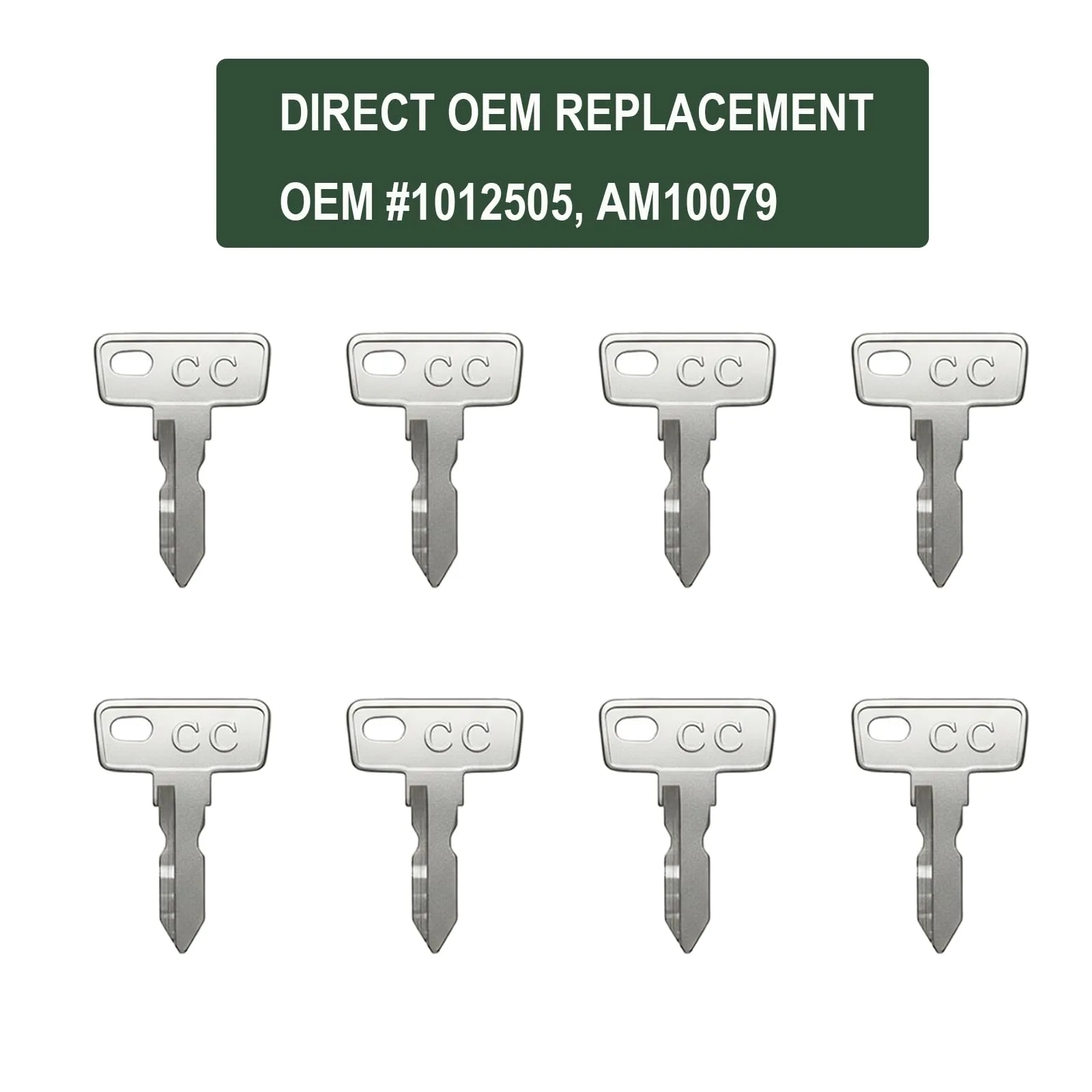 Hather GCK03 Club Car Golf Cart Replacement Ignition Keys image 4