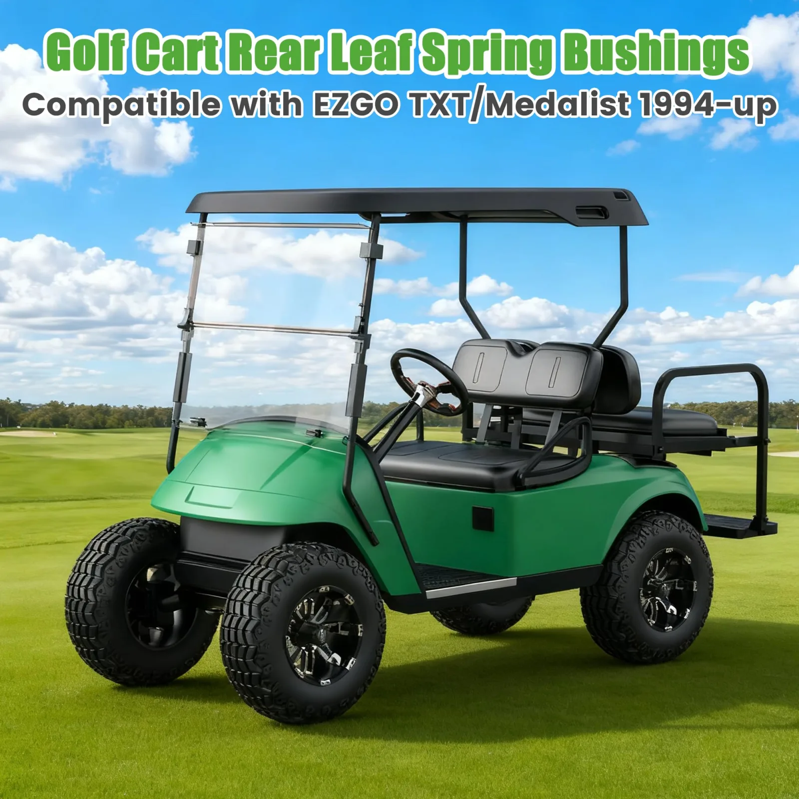 10L0L Rear Leaf Spring Bushing Kit for E-Z-GO TXT image 4