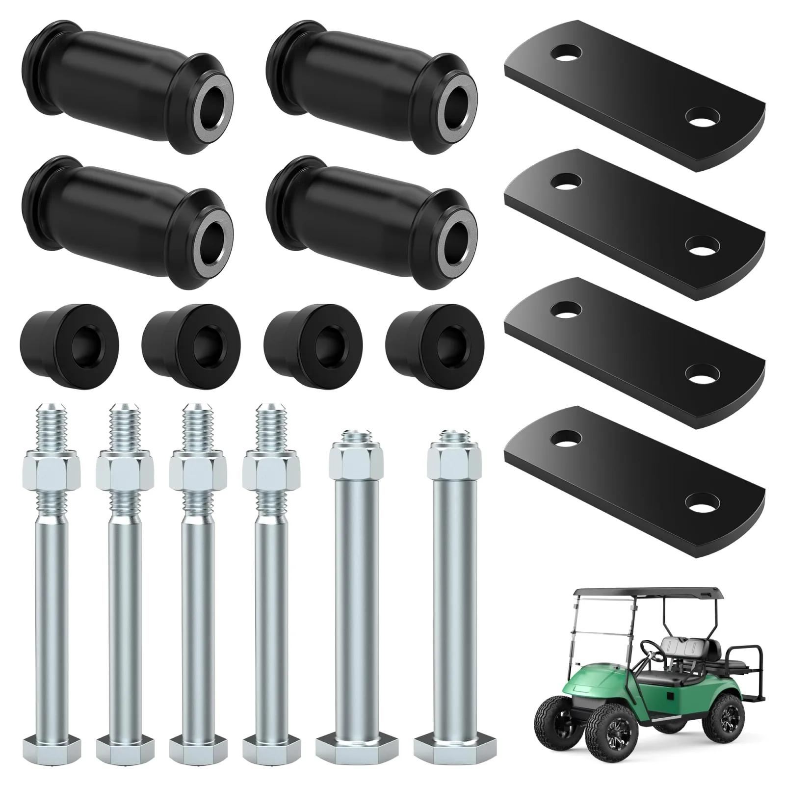 10L0L Rear Leaf Spring Bushing Kit for E-Z-GO TXT