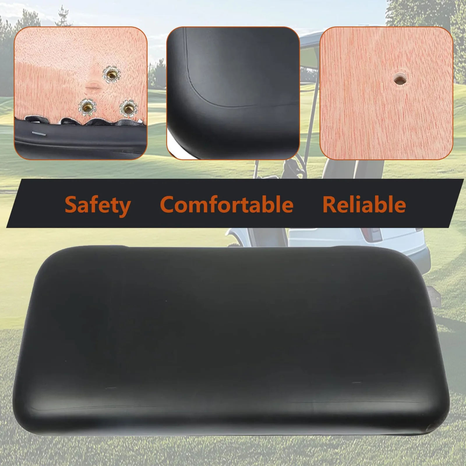 waltyotur Front Seat Bottom for E-Z-GO Medalist TXT image 4