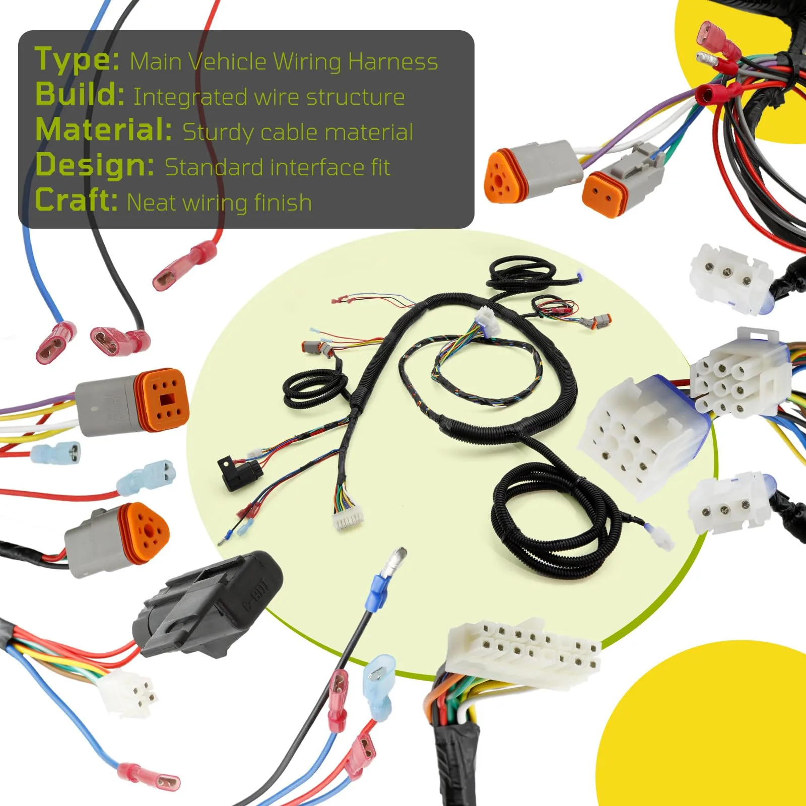 ECOMARK Main Wiring Harness for Club Car Precedent 2004-2008 image 2