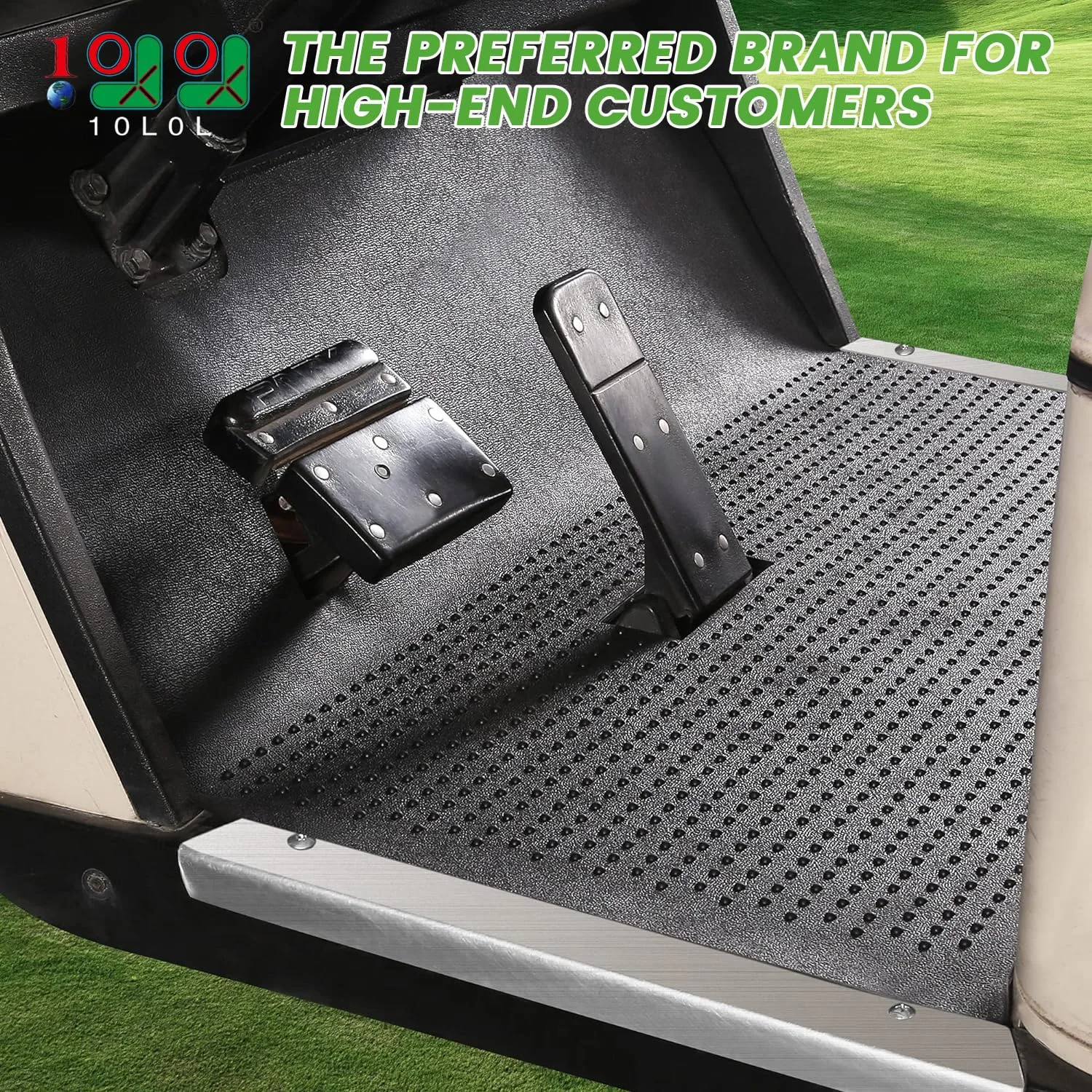 10L0L Floor Mat for E-Z-GO TXT Golf Carts image 2