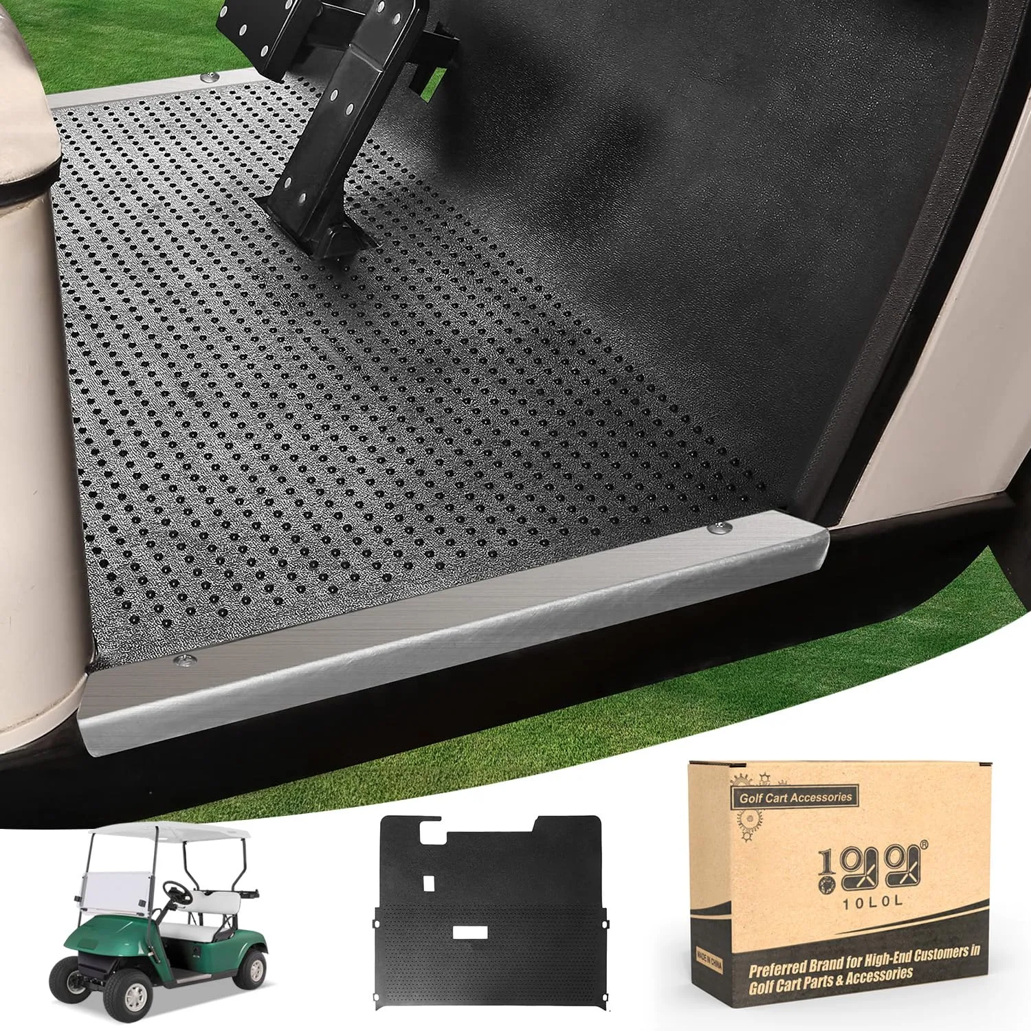 10L0L Floor Mat for E-Z-GO TXT Golf Carts