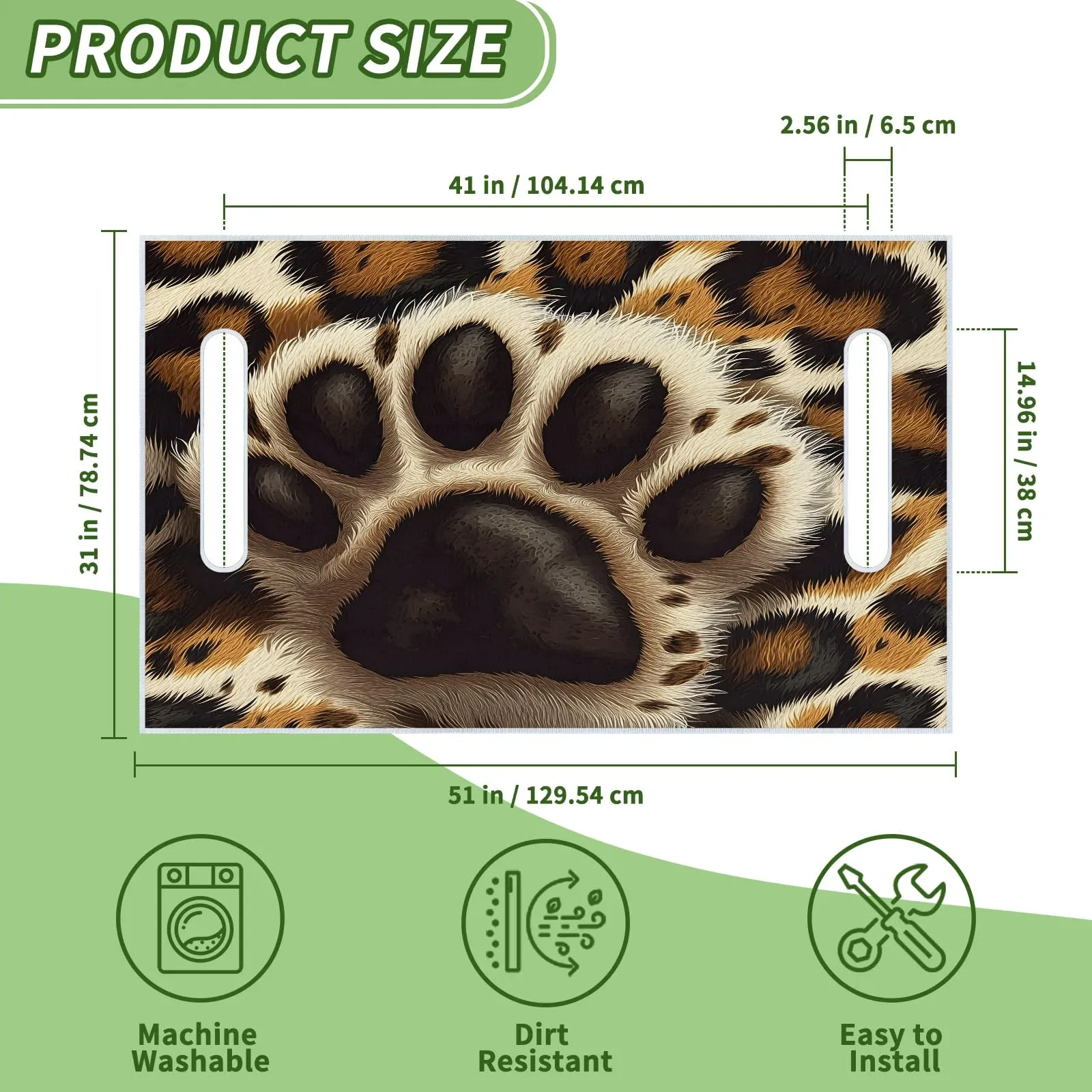 Tiveruda Golf Cart Seat Cover for Double Seats 51 x 31 in image 2