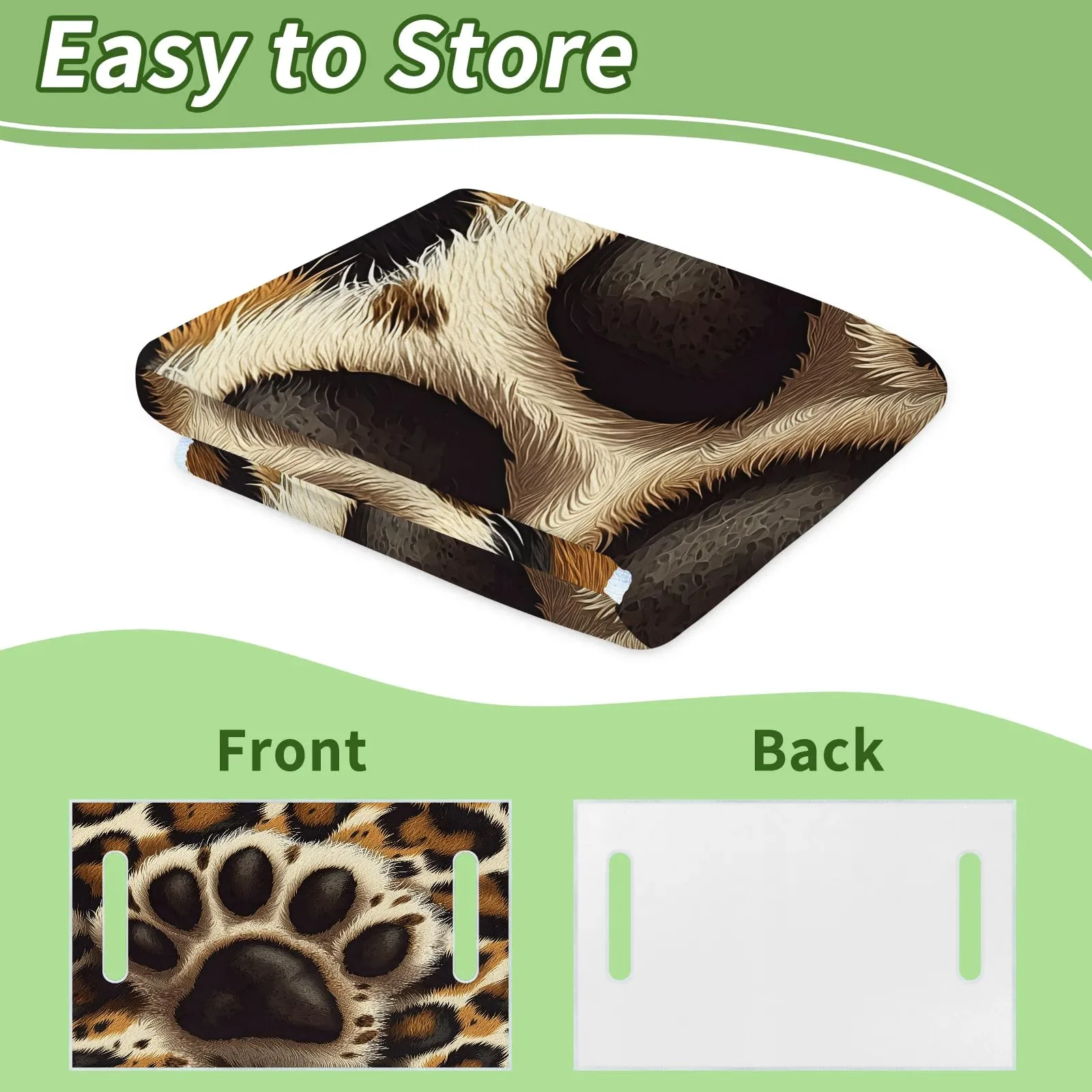 Tiveruda Golf Cart Seat Cover for Double Seats 51 x 31 in image 4