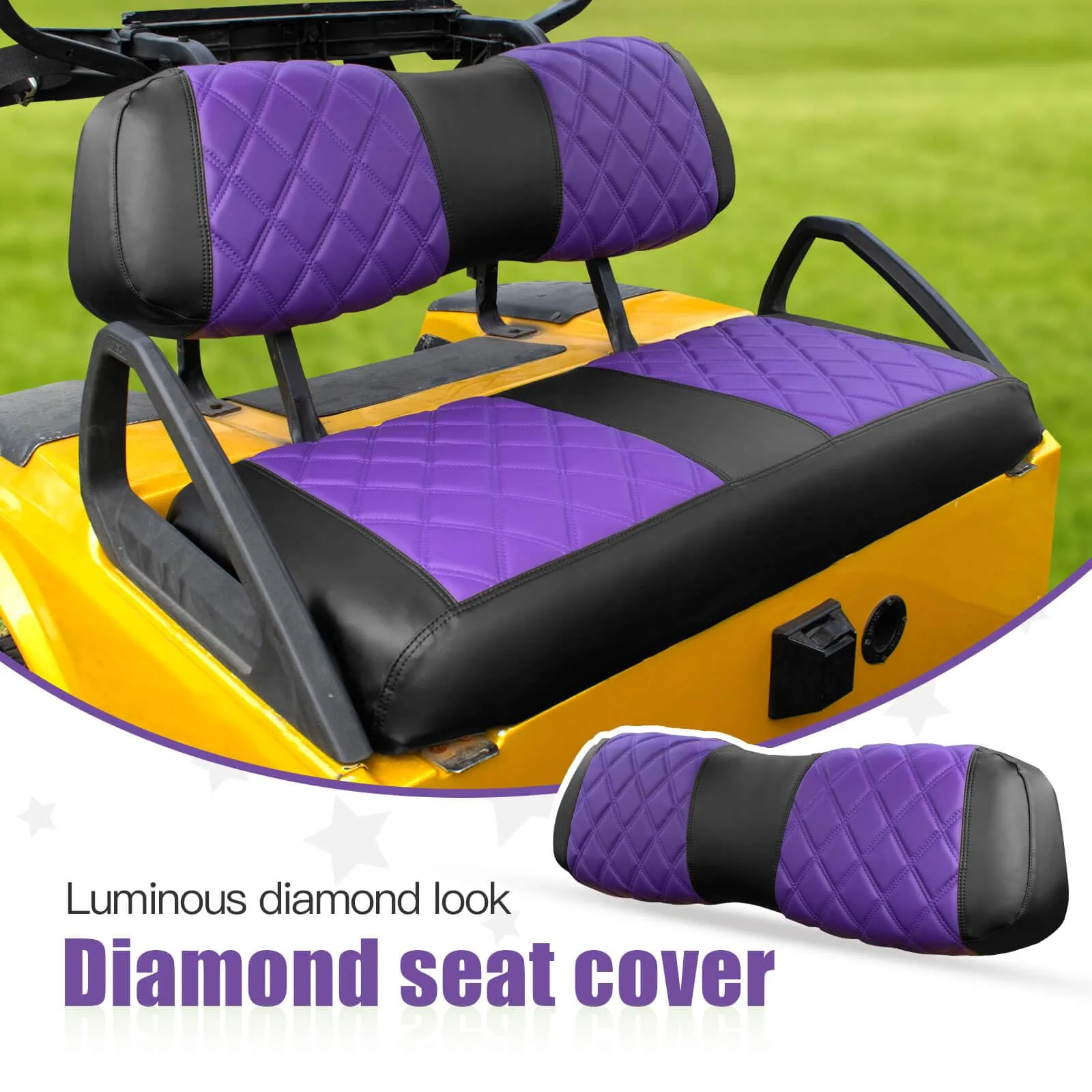 NOKINS Diamond Seat Covers for Club Car DS 2000.5-Up image 2