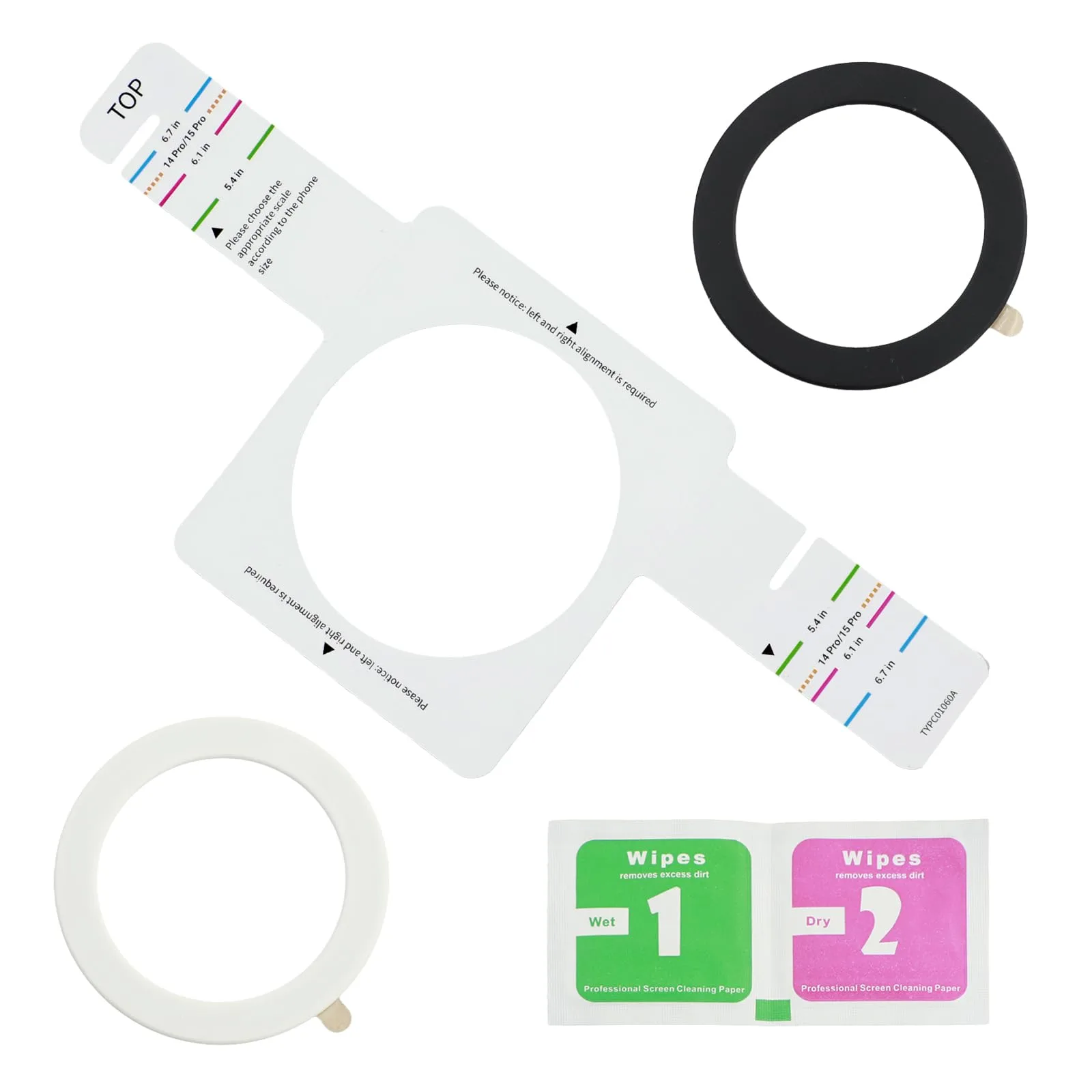 Roykaw Magnetic Golf Cart Phone Holder Metal Ring