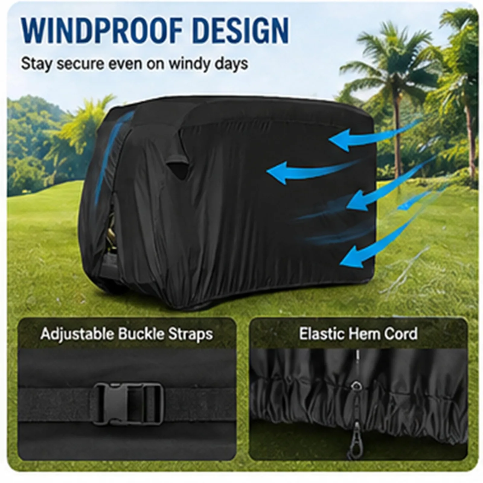 MAPLCXI Cover for Club Car Precedent 4-Passenger Cart image 2