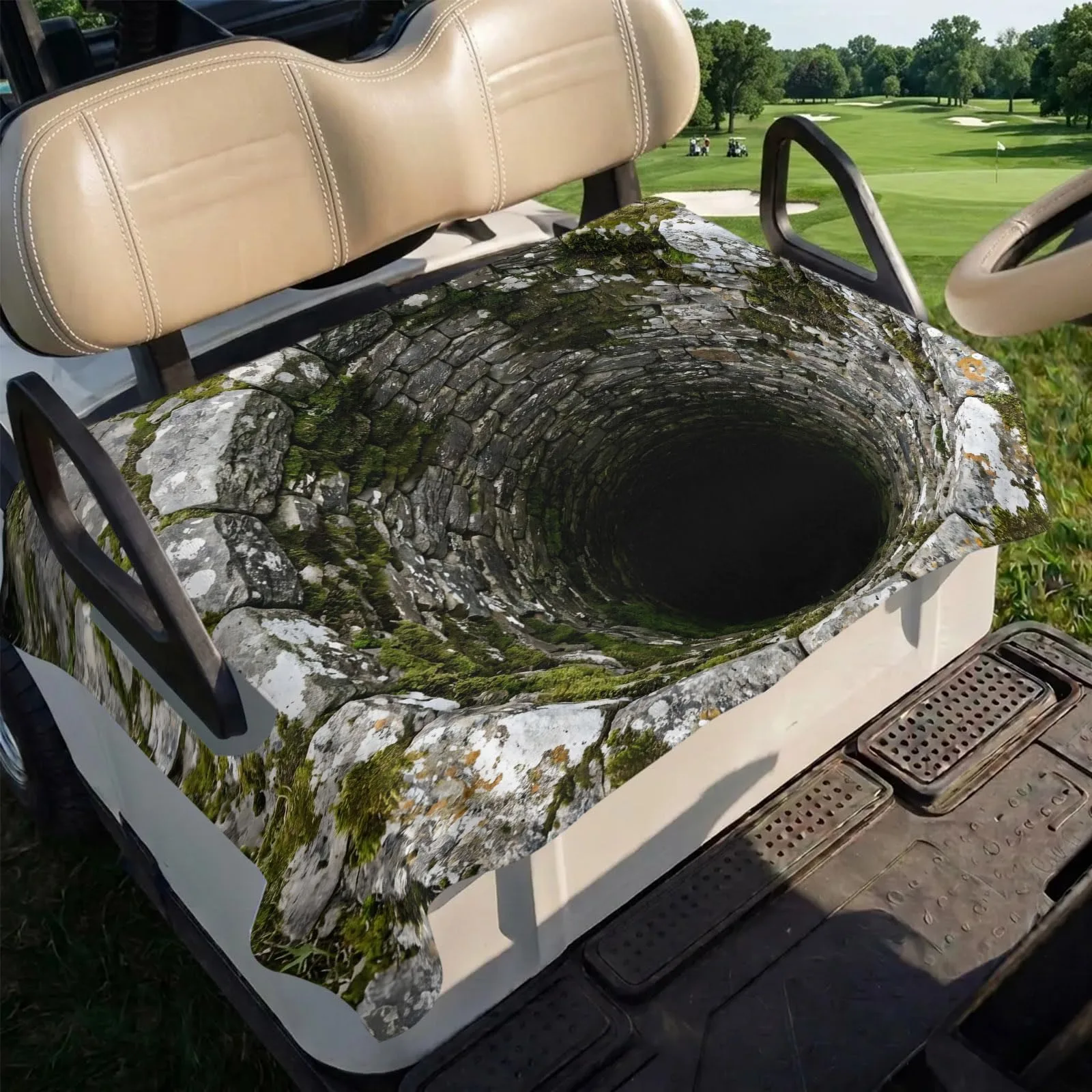 Trosturdspn 51" x 31" Golf Cart Seat Towel Blanket — Universal Seat Cover image 4