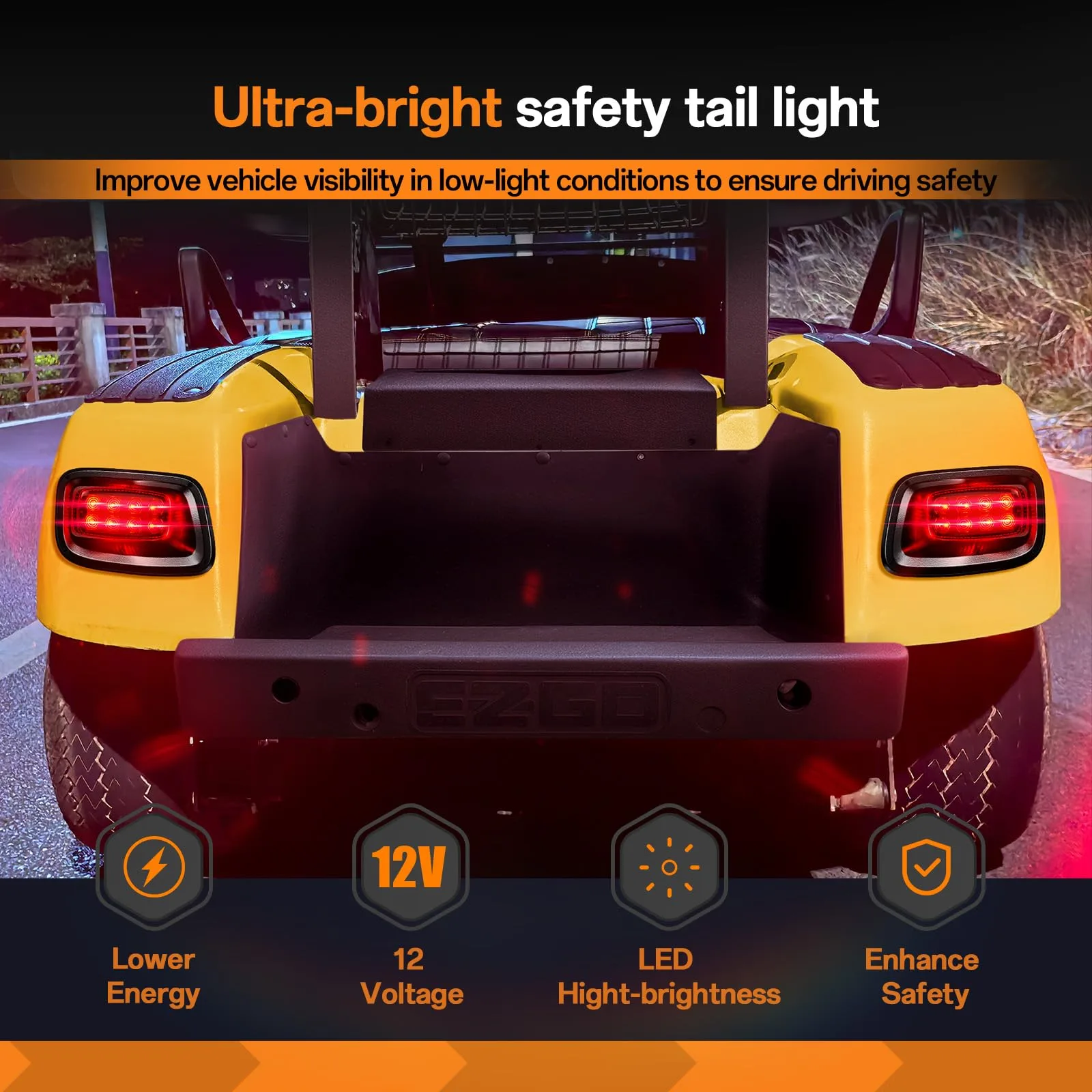 GODCTSUP LED Light Bar Kit for E-Z-GO TXT 1996-2013 image 3