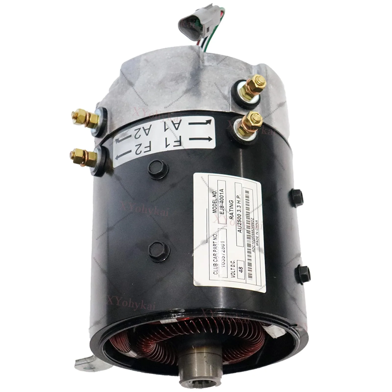 XYohykai 48V 3.3 HP Golf Cart DC Motor EJ8-4001A image 2