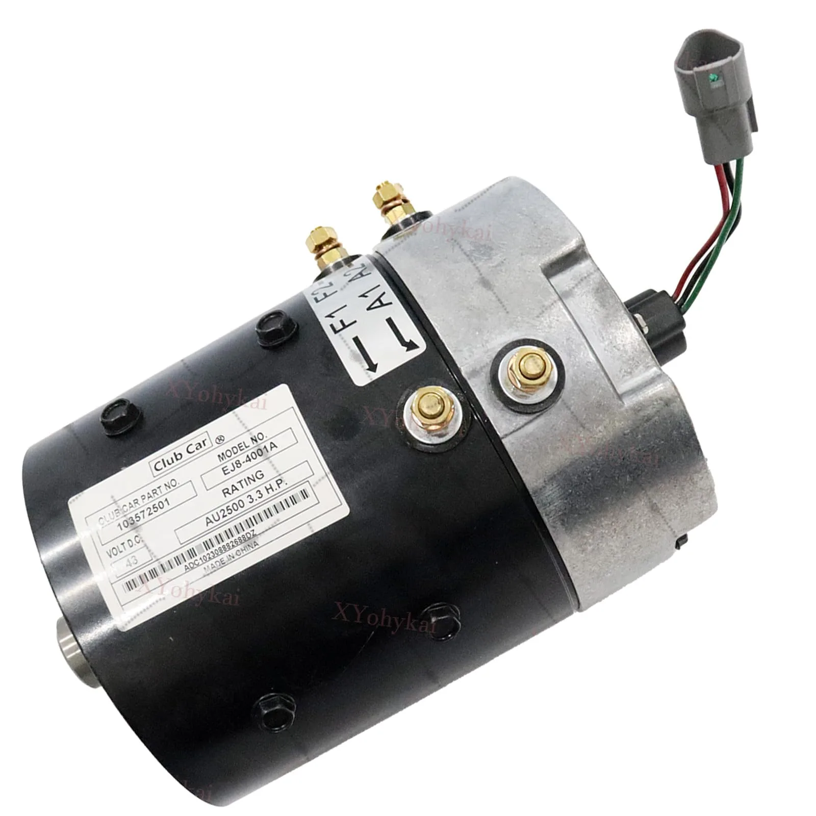XYohykai 48V 3.3 HP Golf Cart DC Motor EJ8-4001A