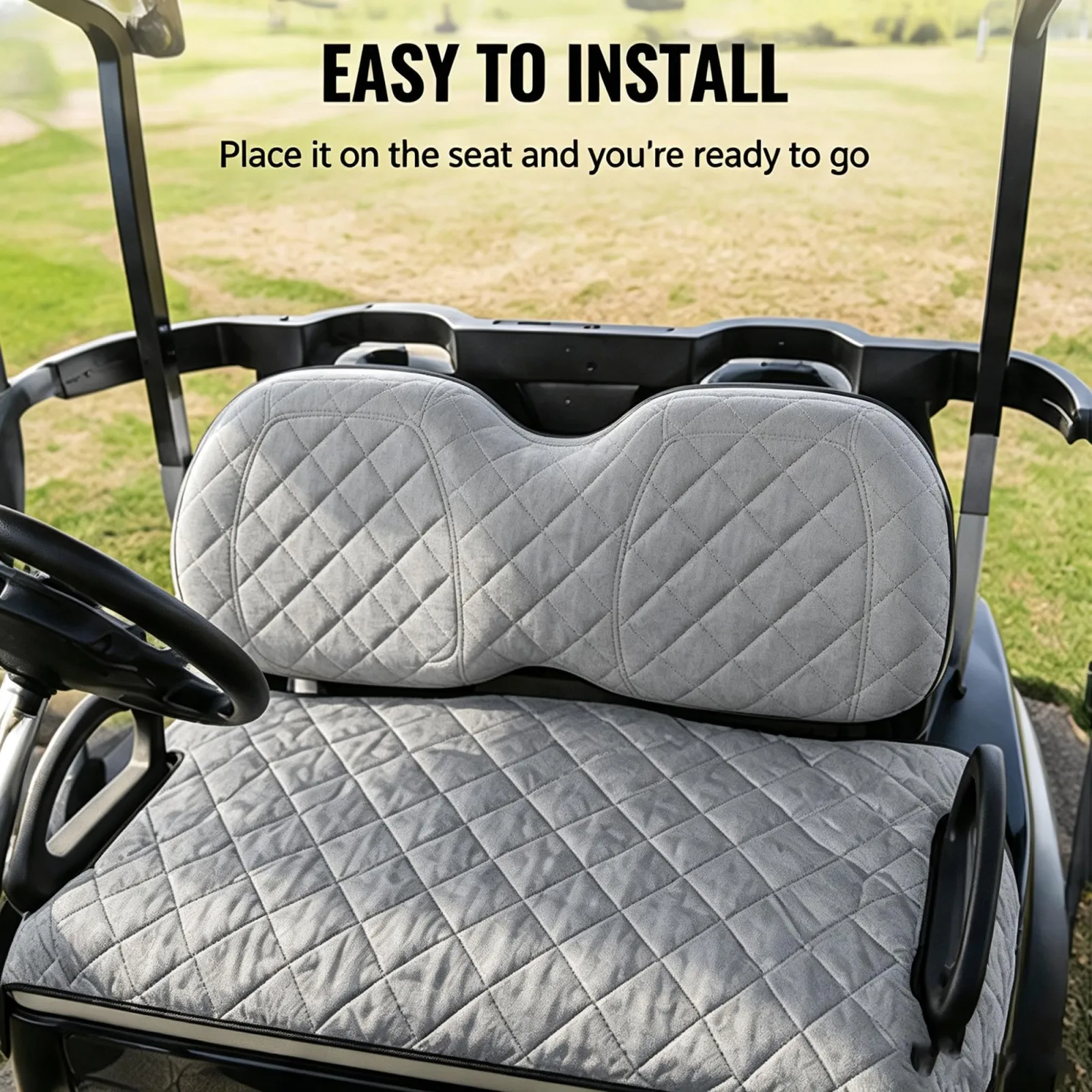 BTPEXS Rear Seat Cushion Cover for Club Car Onward 6-Passenger image 4
