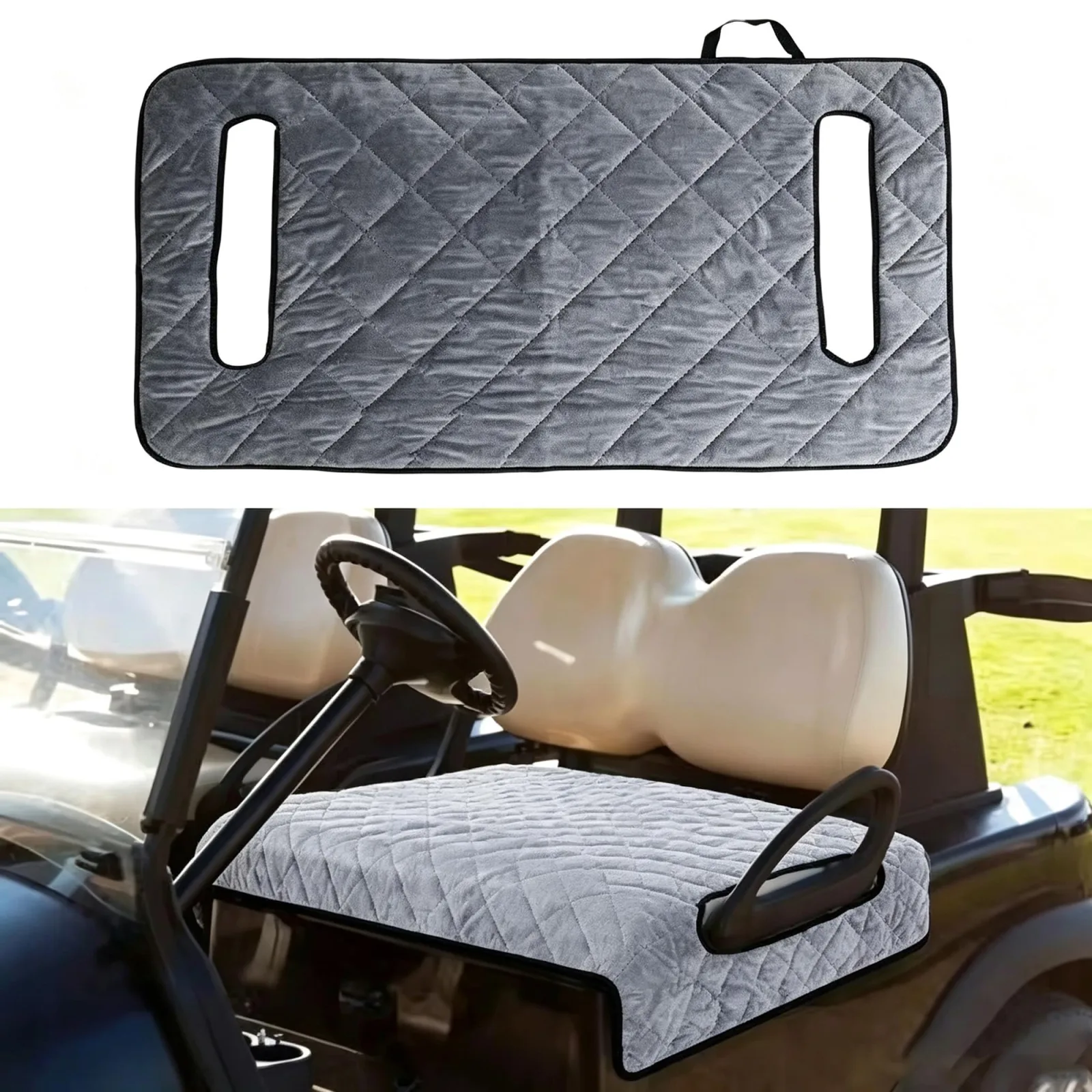 BTPEXS Rear Seat Cushion Cover for Club Car Onward 6-Passenger