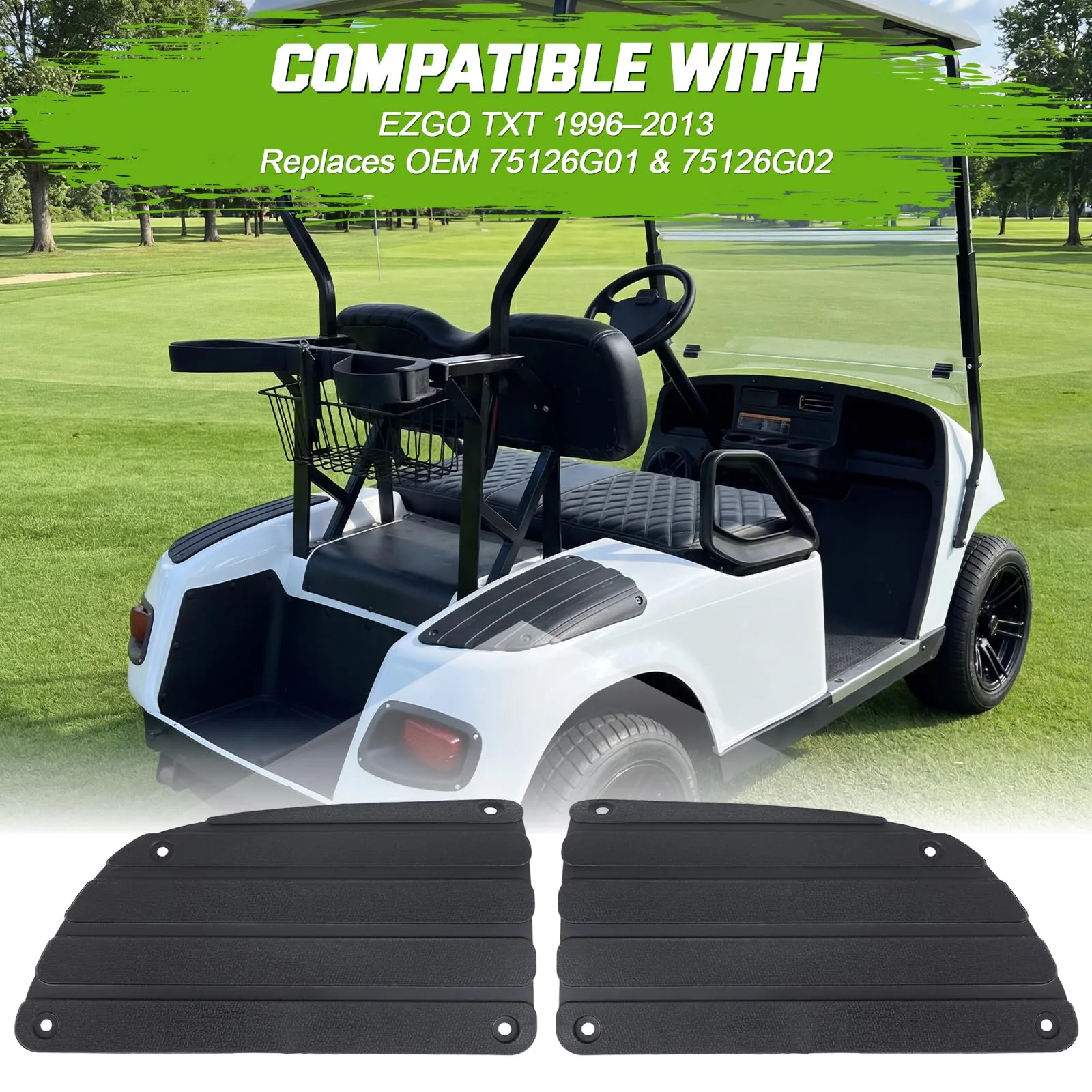 CYOOYC Rear Side Guard Set for E-Z-GO TXT 1996-2013 image 2