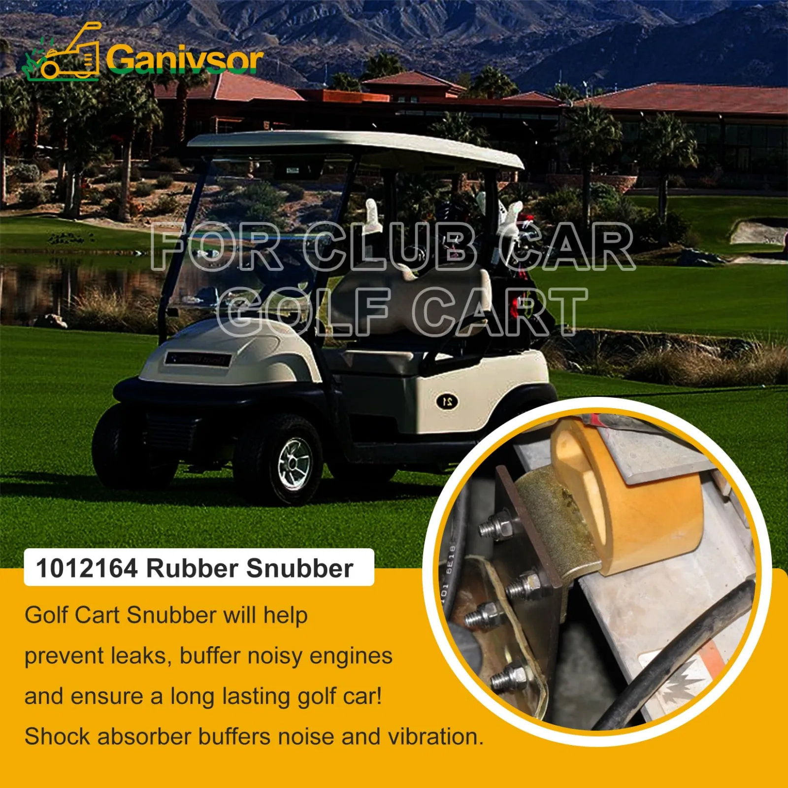 Ganivsor Motor Mount Snubber for Club Car Gas Golf Carts image 2