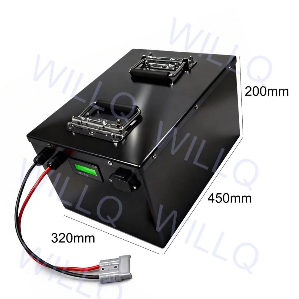 WILLQR 60V 60Ah LiFePO4 Golf Cart Battery image 2