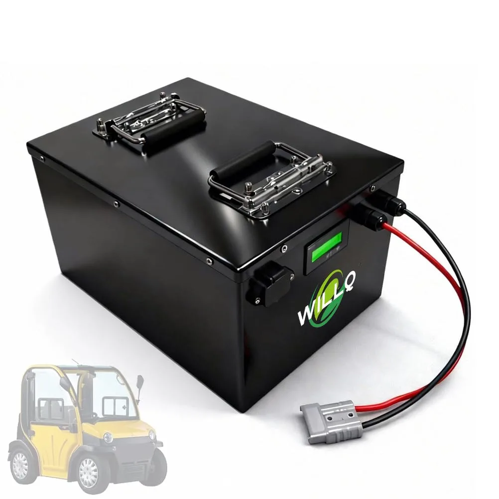 WILLQR 60V 60Ah LiFePO4 Golf Cart Battery
