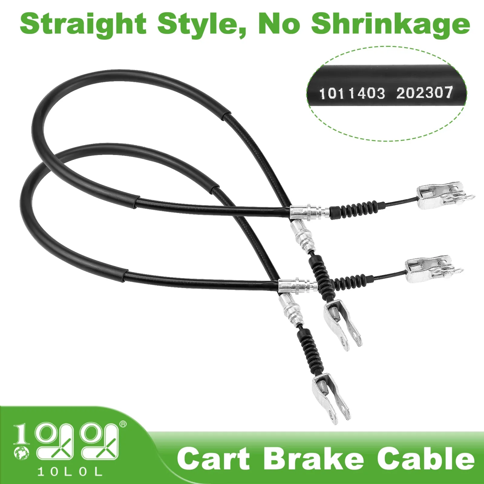 10L0L Brake Cable Set for Club Car DS 1981-1999 image 4