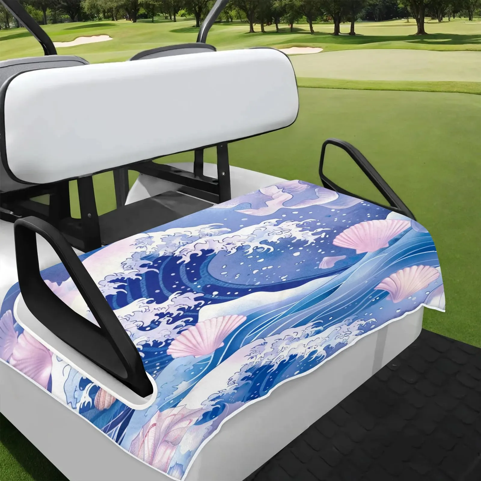 Tiveruda Golf Cart Seat Cover for Double Seats 51 x 31 in