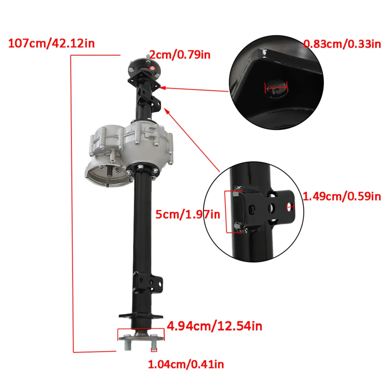 munirater Golf Cart Transaxle Assembly for Club Car image 2