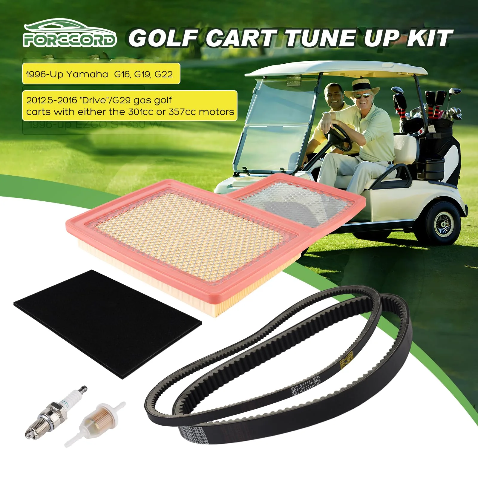 Forccord FOR00319 Yamaha Golf Cart Tune Up Kit image 2