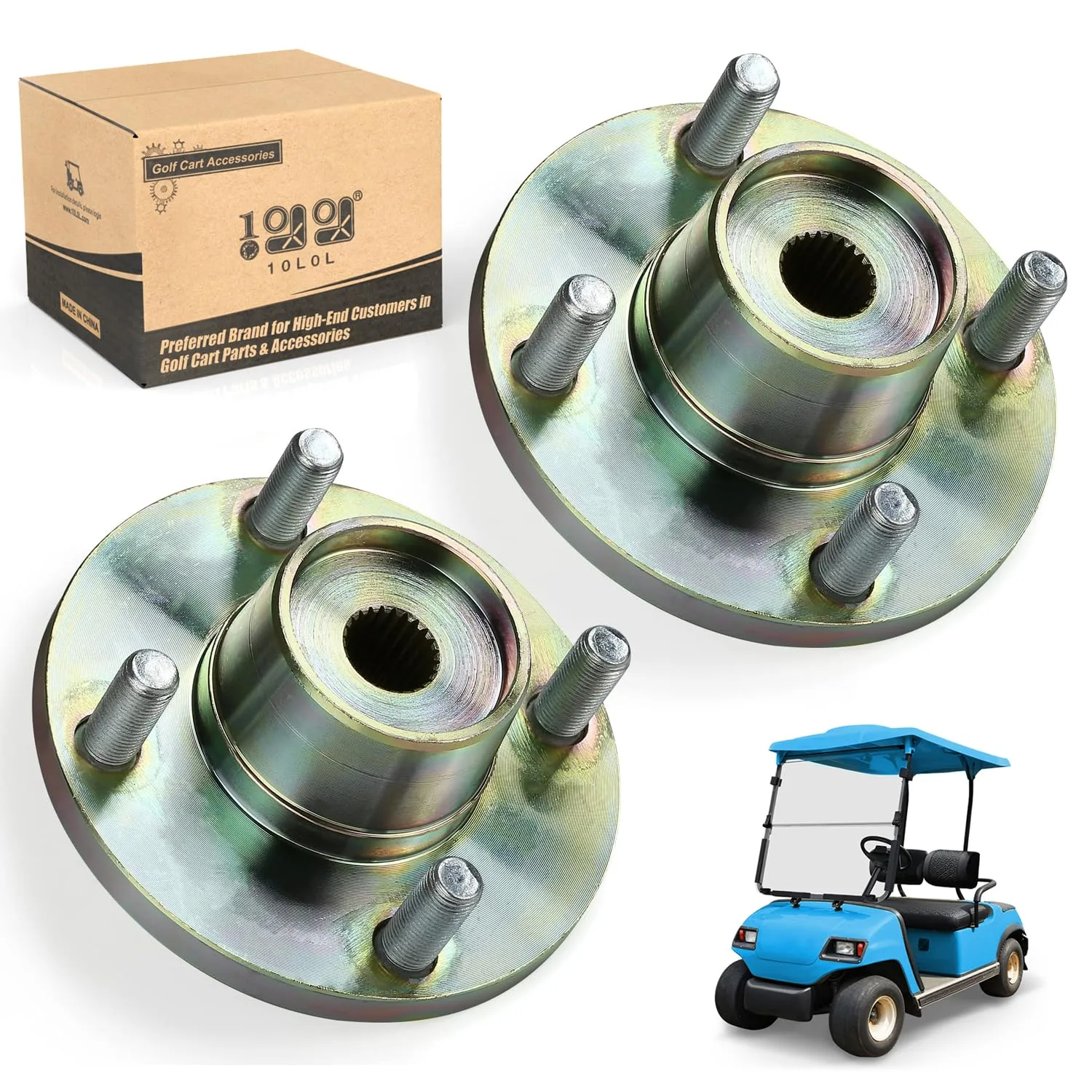 10L0L Rear Axle Hub and Shaft Kit for Yamaha Golf Carts image 2