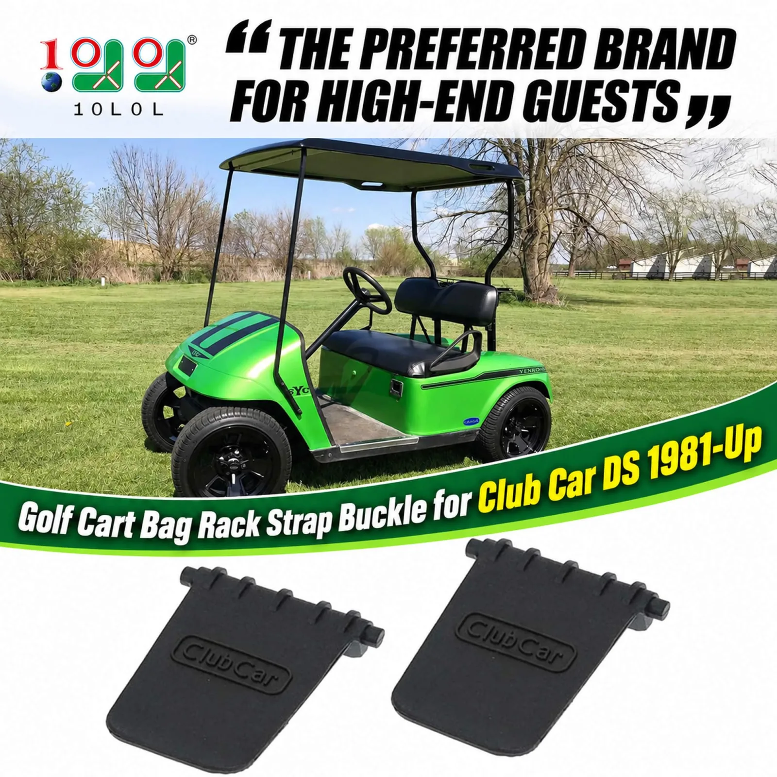 10L0L Bag Rack Strap Buckle for Club Car DS 1981-Up image 2