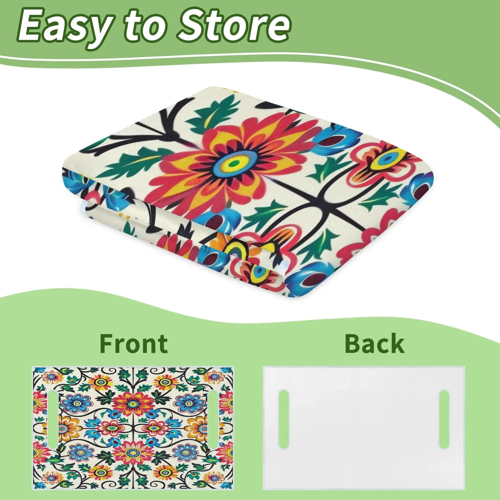Tiveruda Floral Golf Cart Seat Cover for Double Seats image 4