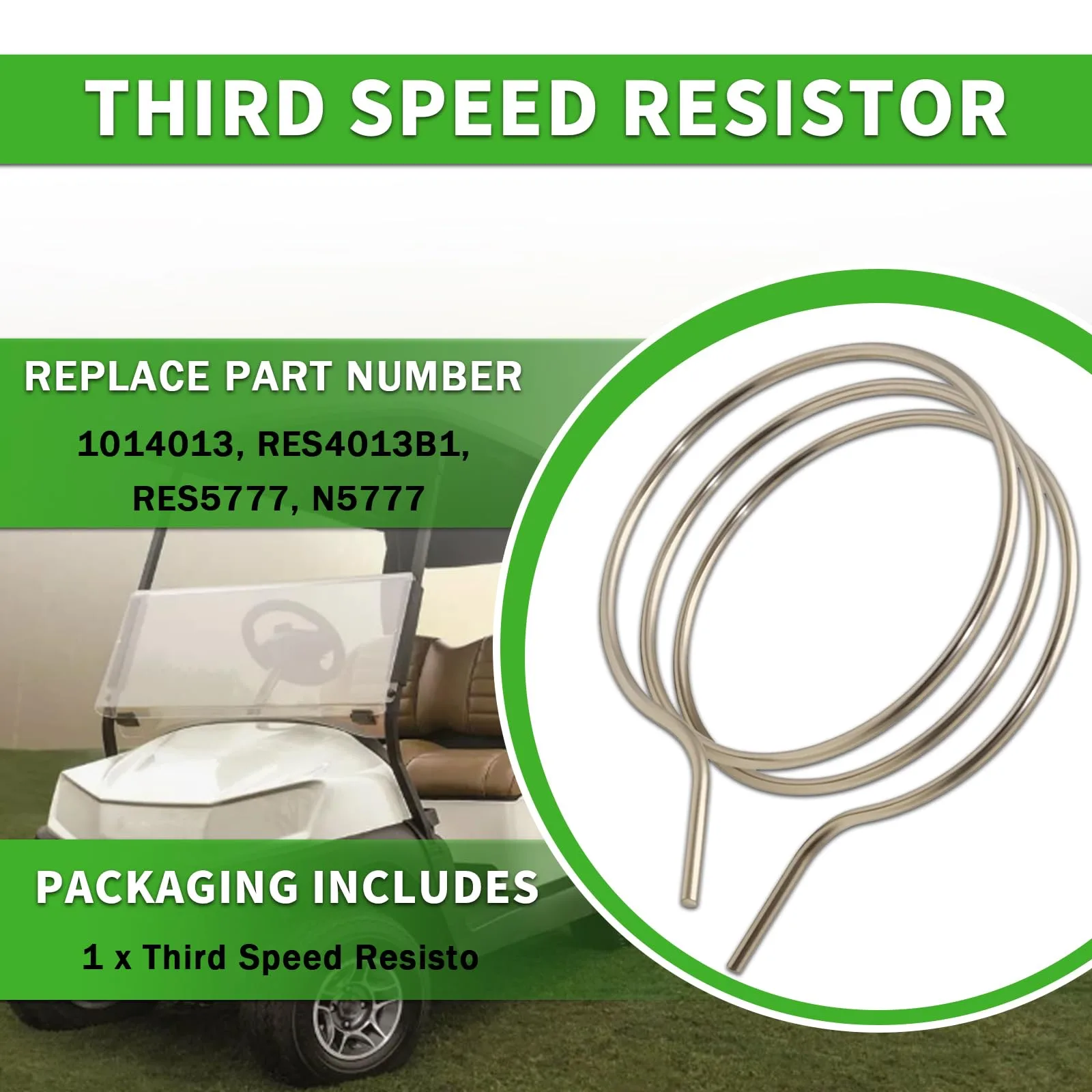 zyamstr Third Speed Resistor for Club Car DS 1985-2003 image 2