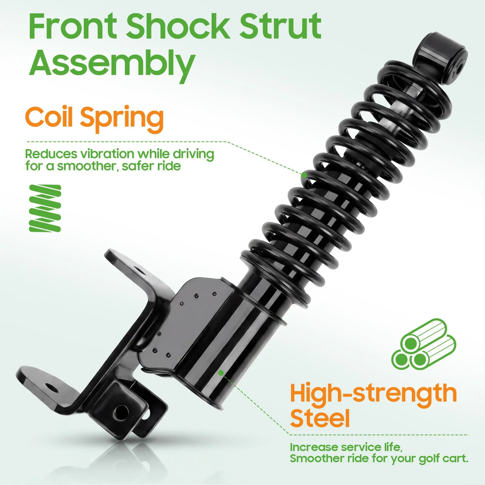 10L0L Front Strut Pair for EZGO RXV and 2Five image 2