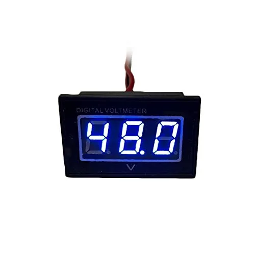 48V Digital Golf Cart Voltmeter for Club Car, E-Z-GO & Yamaha