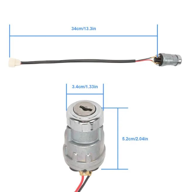 Personalith Ignition Switch MPN 2.04.0028 for Evolution Golf Cart image 2