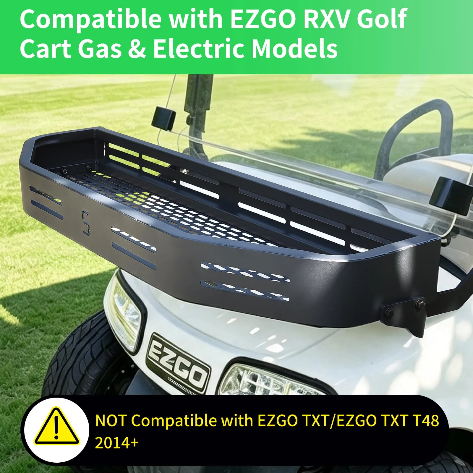 Shu-Ran Front Cargo Basket for E-Z-GO RXV Golf Cart image 3
