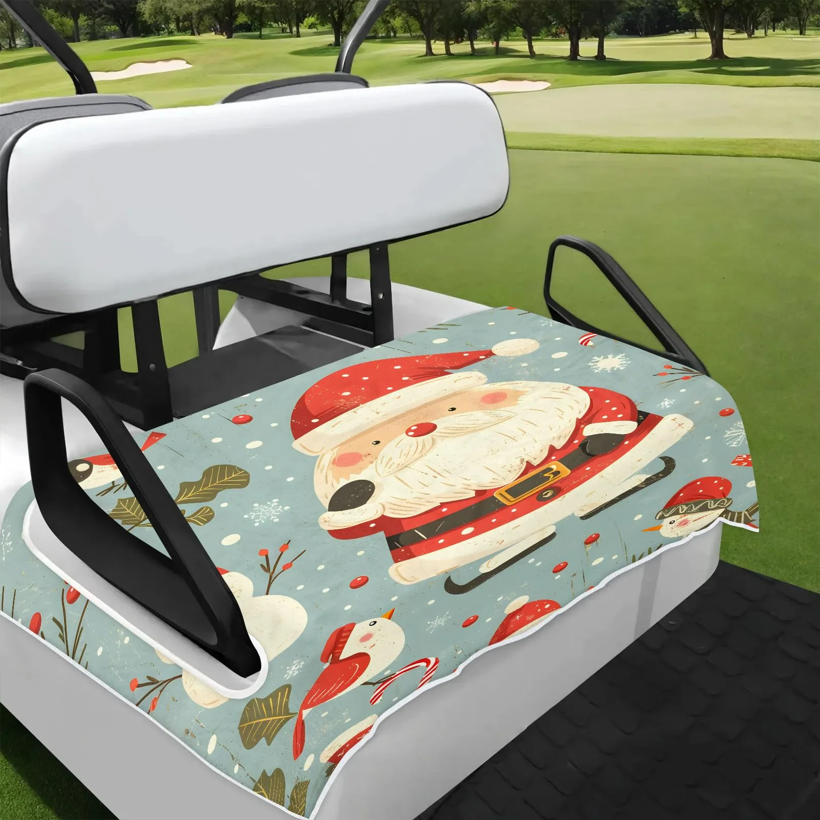 Tiveruda Golf Cart Seat Cover for Double Seats