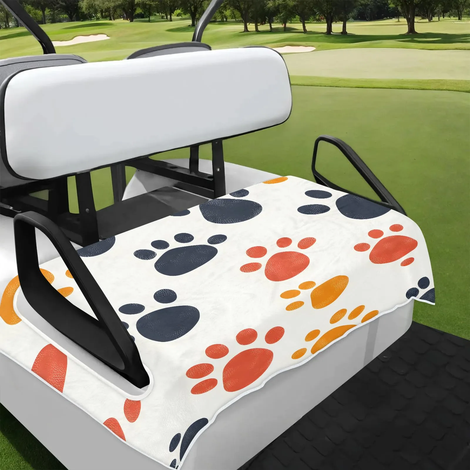 Tiveruda Golf Cart Seat Cover for Double Seats