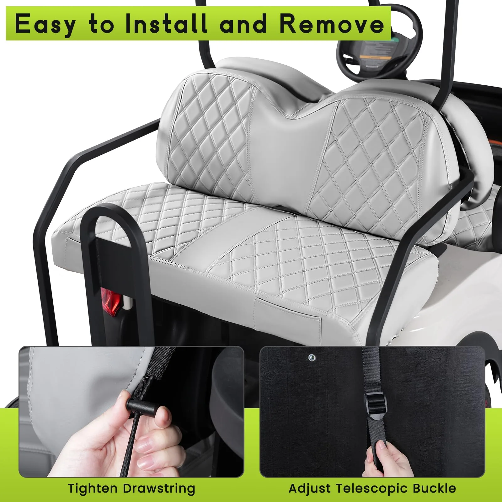WEIMELL Club Car Tempo 4-Passenger Enclosure & Seat Covers image 4