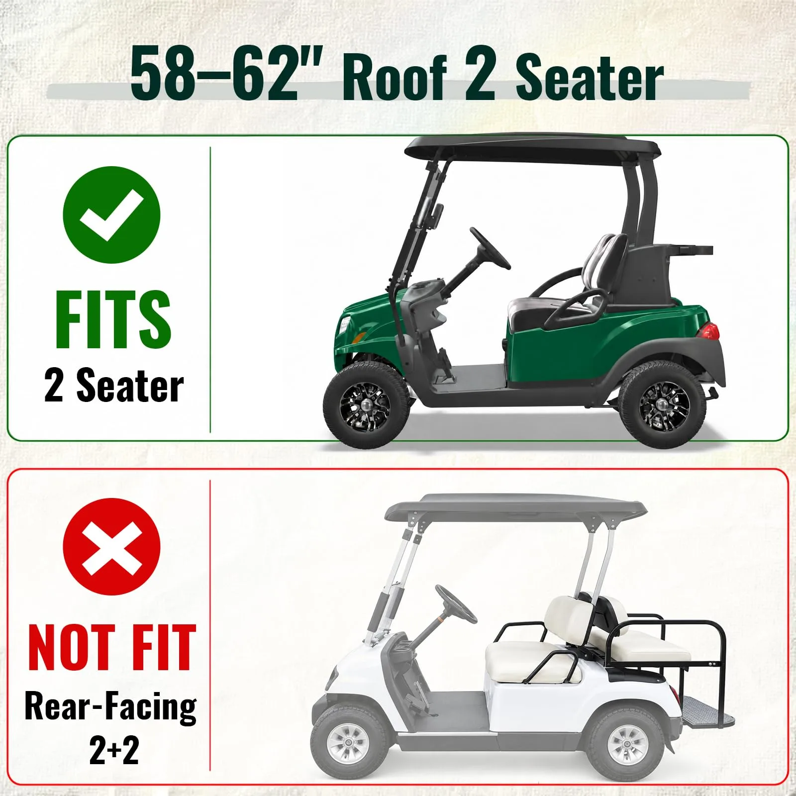 LUPPLE Enclosure for Club Car Precedent, Onward & Tempo image 2