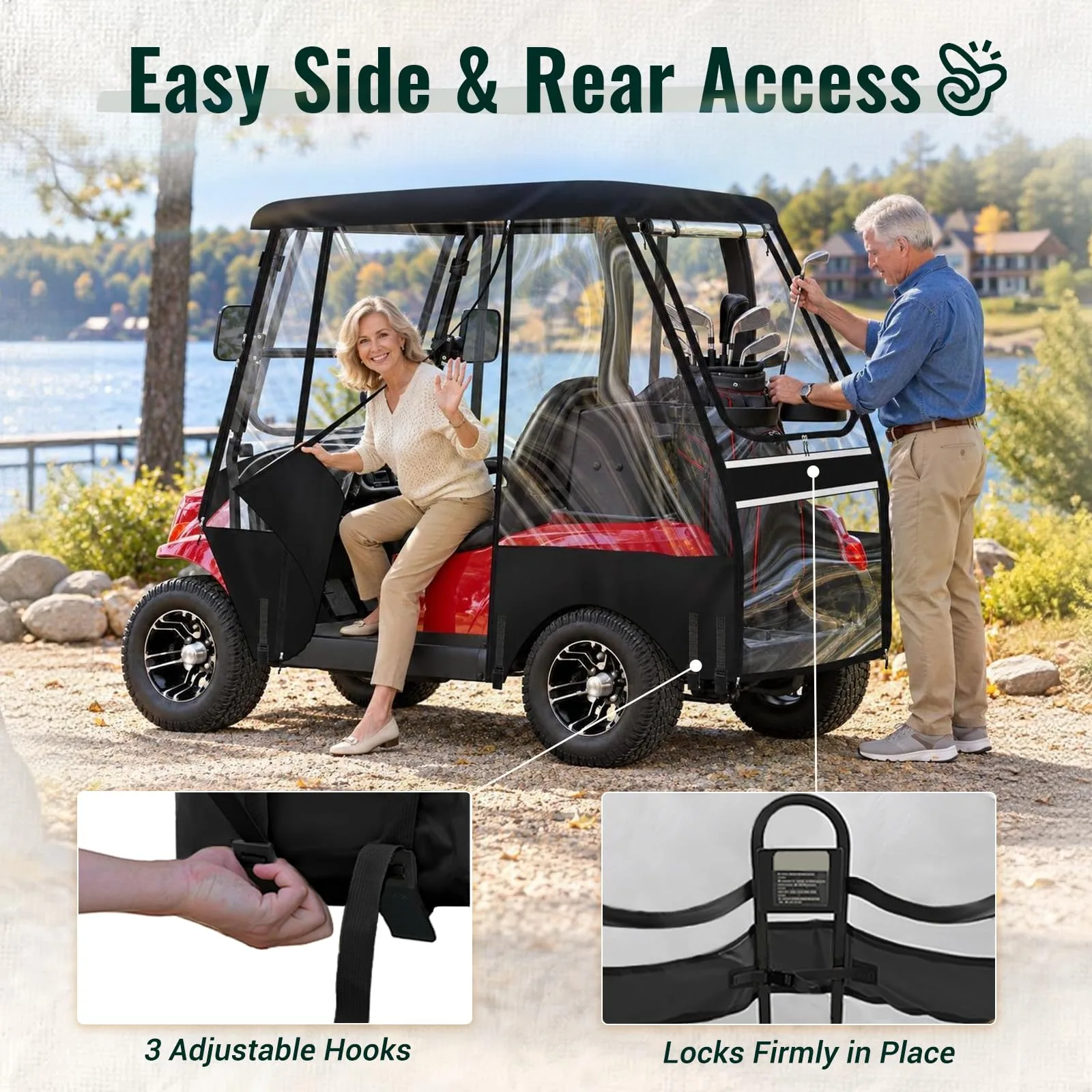 LUPPLE Enclosure for Club Car Precedent, Onward & Tempo image 4