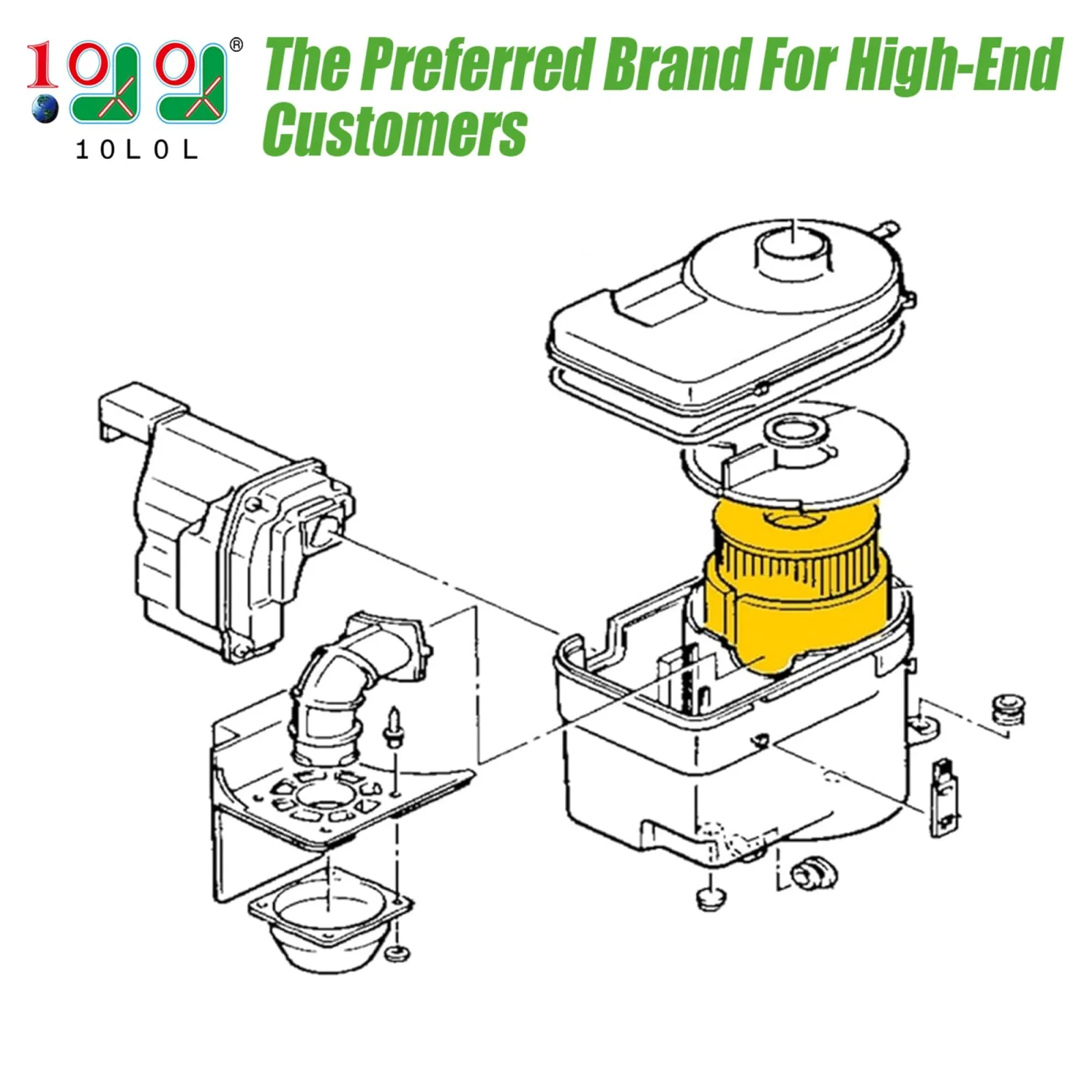 10L0L Tune-Up Kit for Club Car Precedent Gas Models image 2