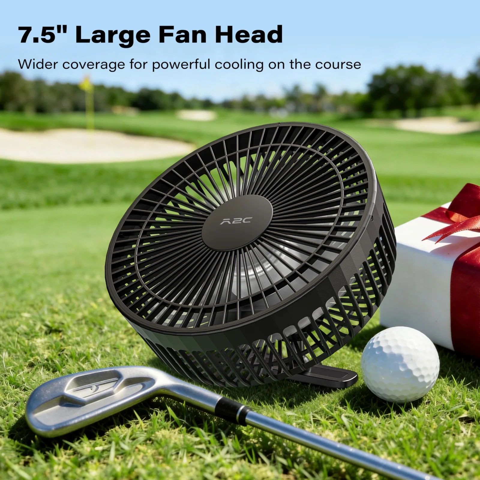 A2C F1S-M04X 7.5-Inch Magnetic Golf Cart Fan image 3