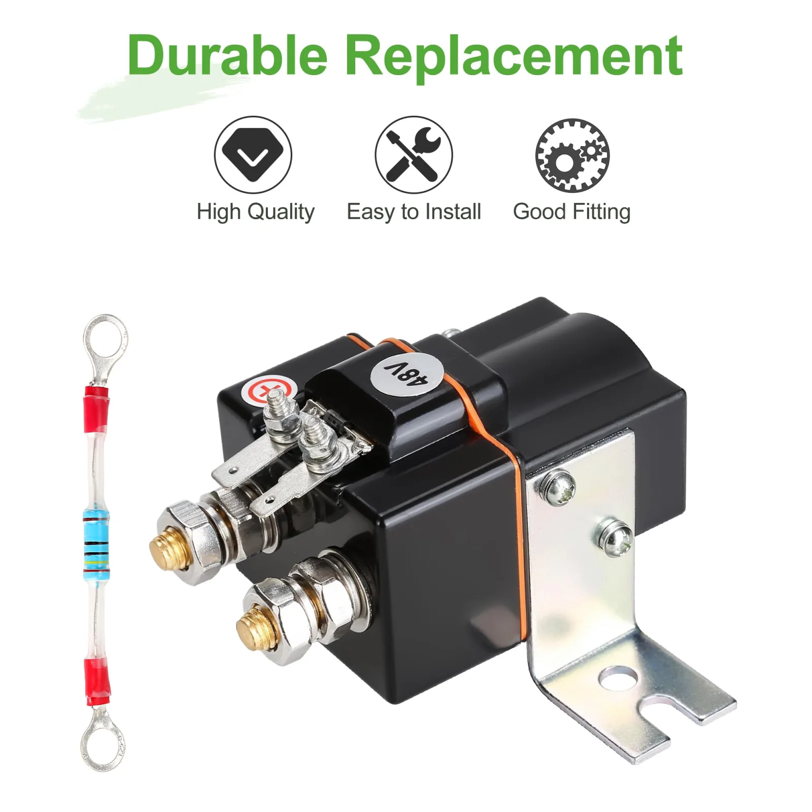 10L0L 48V Solenoid and Resistor for Club Car DS, Precedent image 3