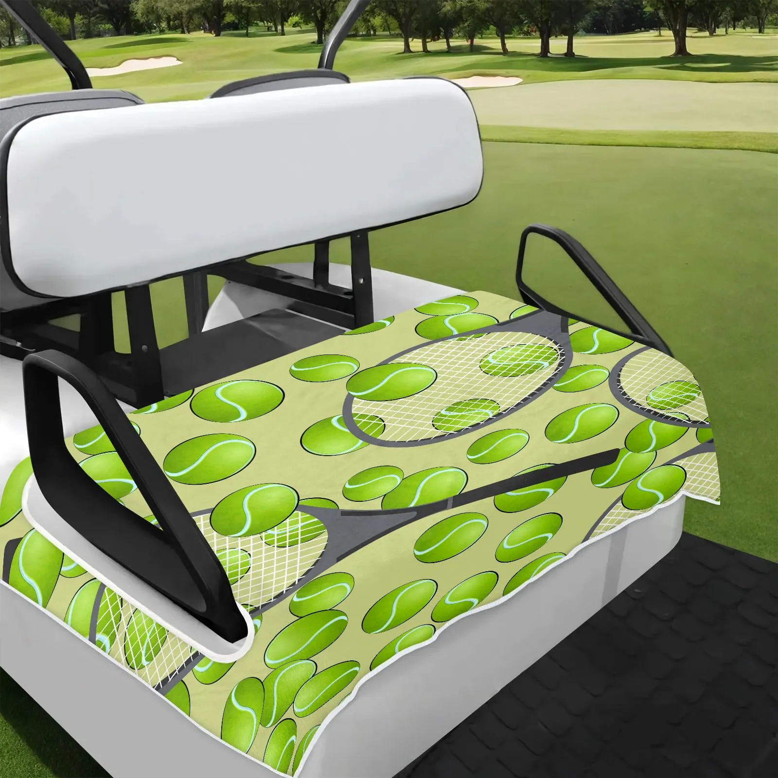 Tiveruda Golf Cart Seat Cover for Double Seats