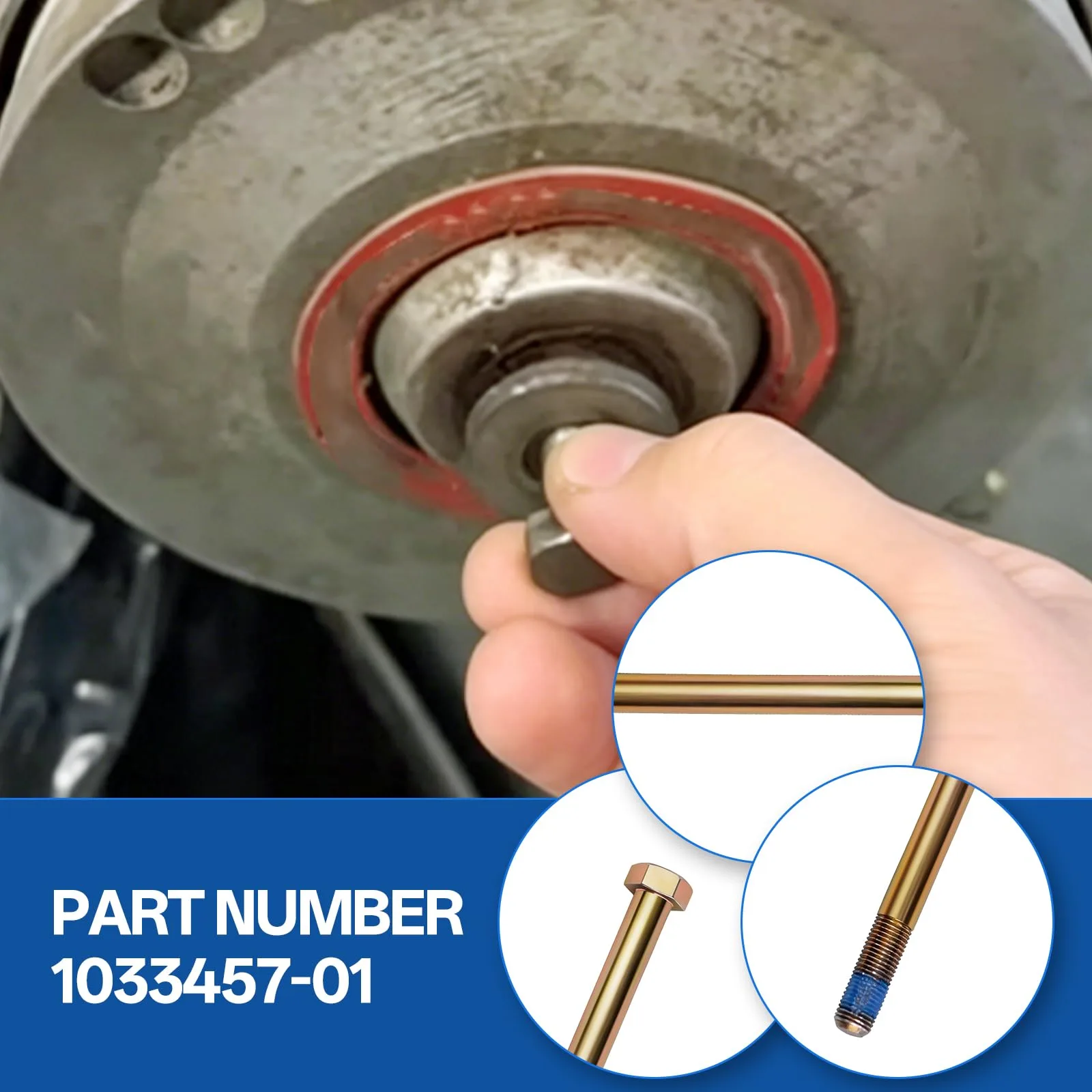 HQLDMYGS 1033457-01 Drive Clutch Mounting Bolt image 4