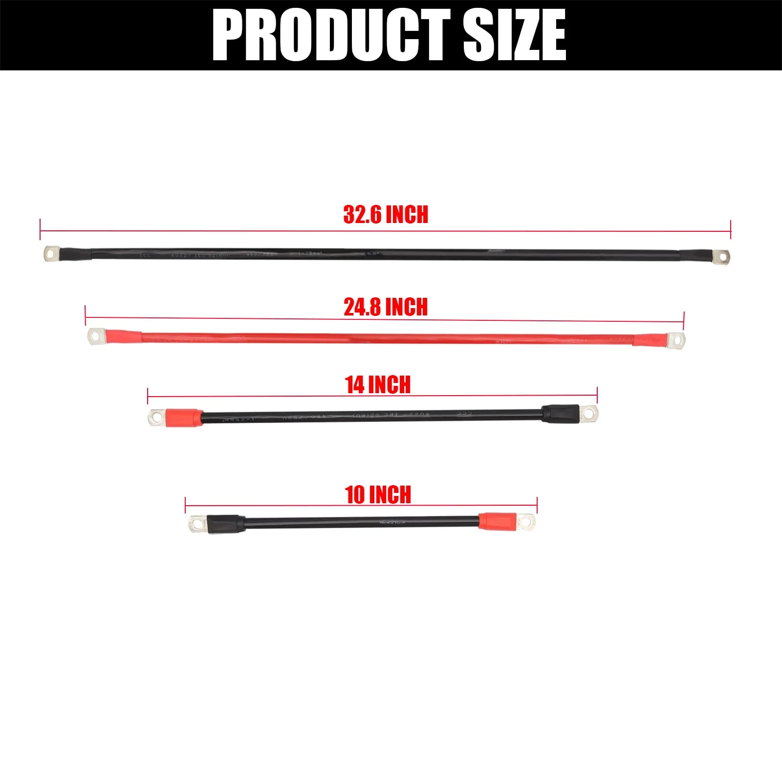 DRIVE UP DU00257 Battery Cables for E-Z-GO RXV image 4