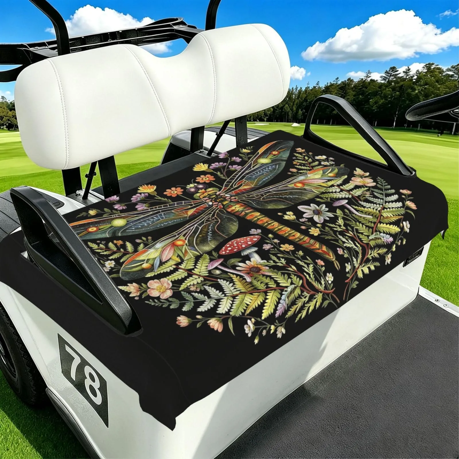 HOYYU Golf Cart Seat Cover for Club Car and E-Z-GO