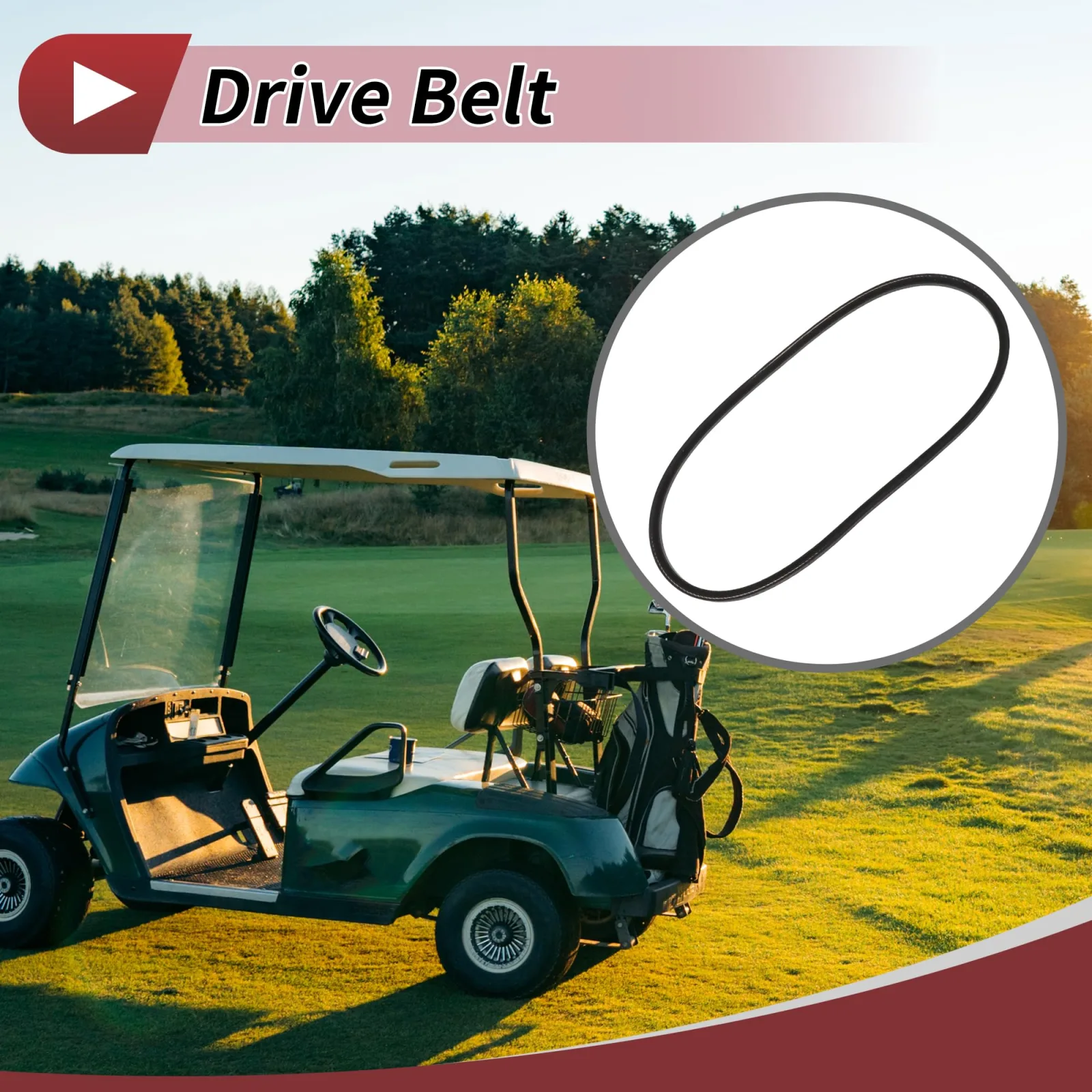 HEROFFIX Drive Belt for Club Car DS and Precedent Gas Carts image 2