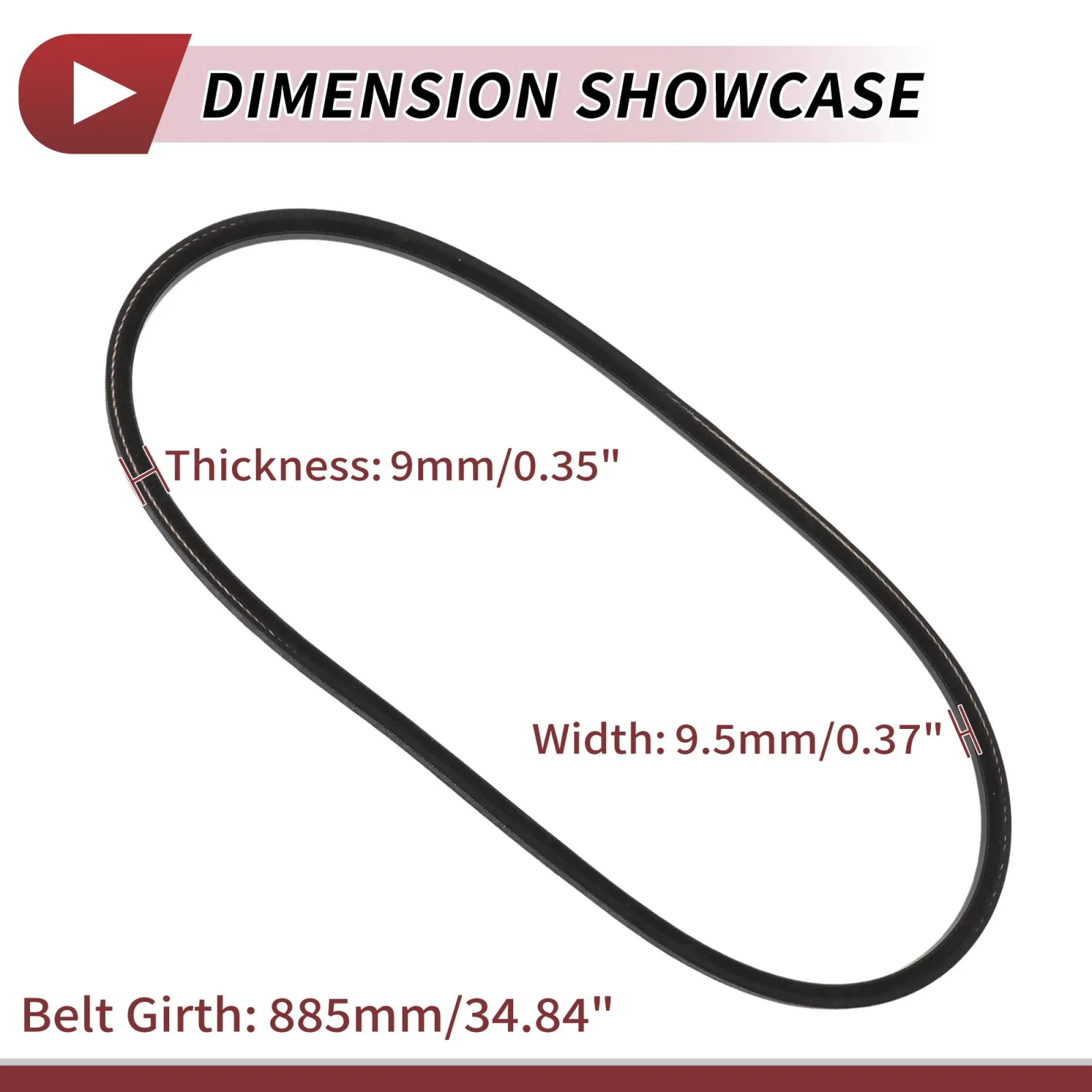 HEROFFIX Drive Belt for Club Car DS and Precedent Gas Carts image 4