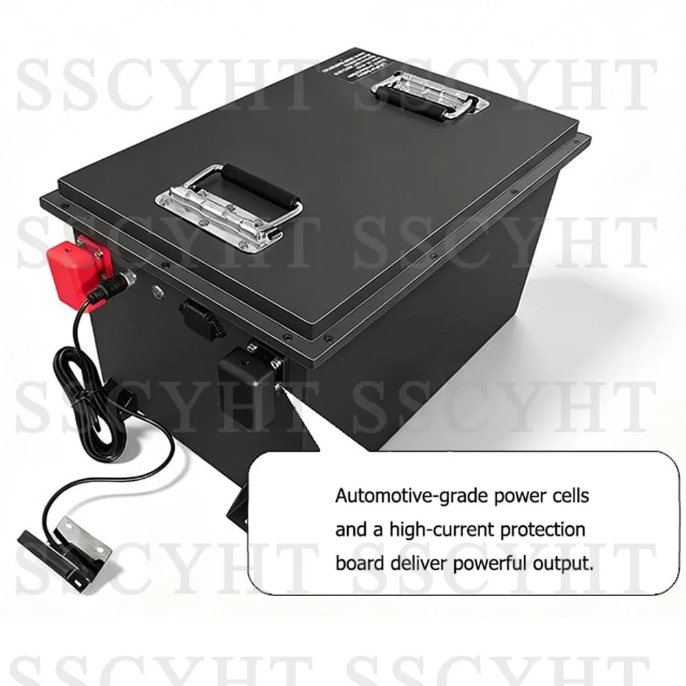 SSCYHT 51.2V LiFePO4 Golf Cart Battery for Club Car image 4
